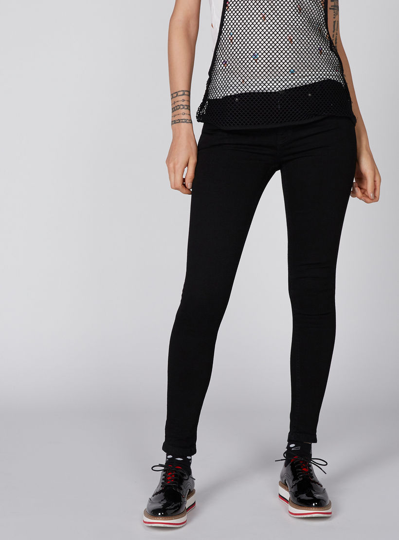 بنطال جينز طويل بجيوب من لي كوبر-women-clothing-bottoms-jeans-image-1
