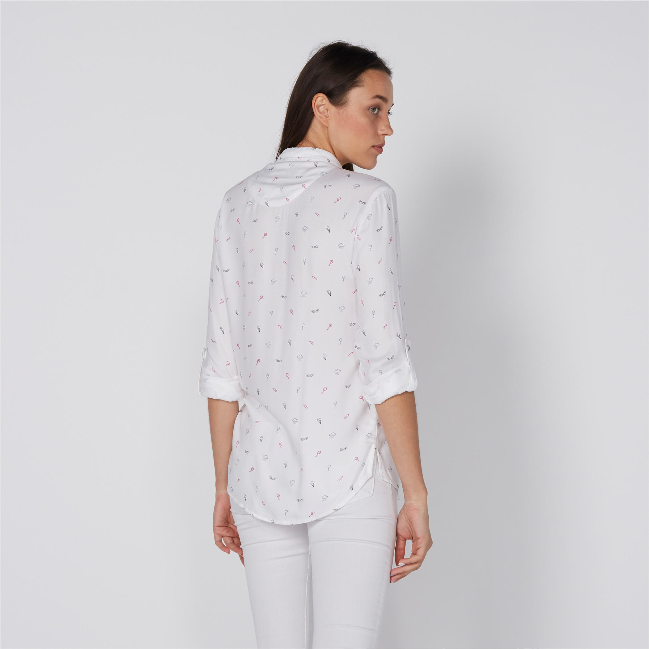 Printed Shirt with Long Roll-Up Sleeves-women-clothing-shirtsandblouses-shirts-image-4