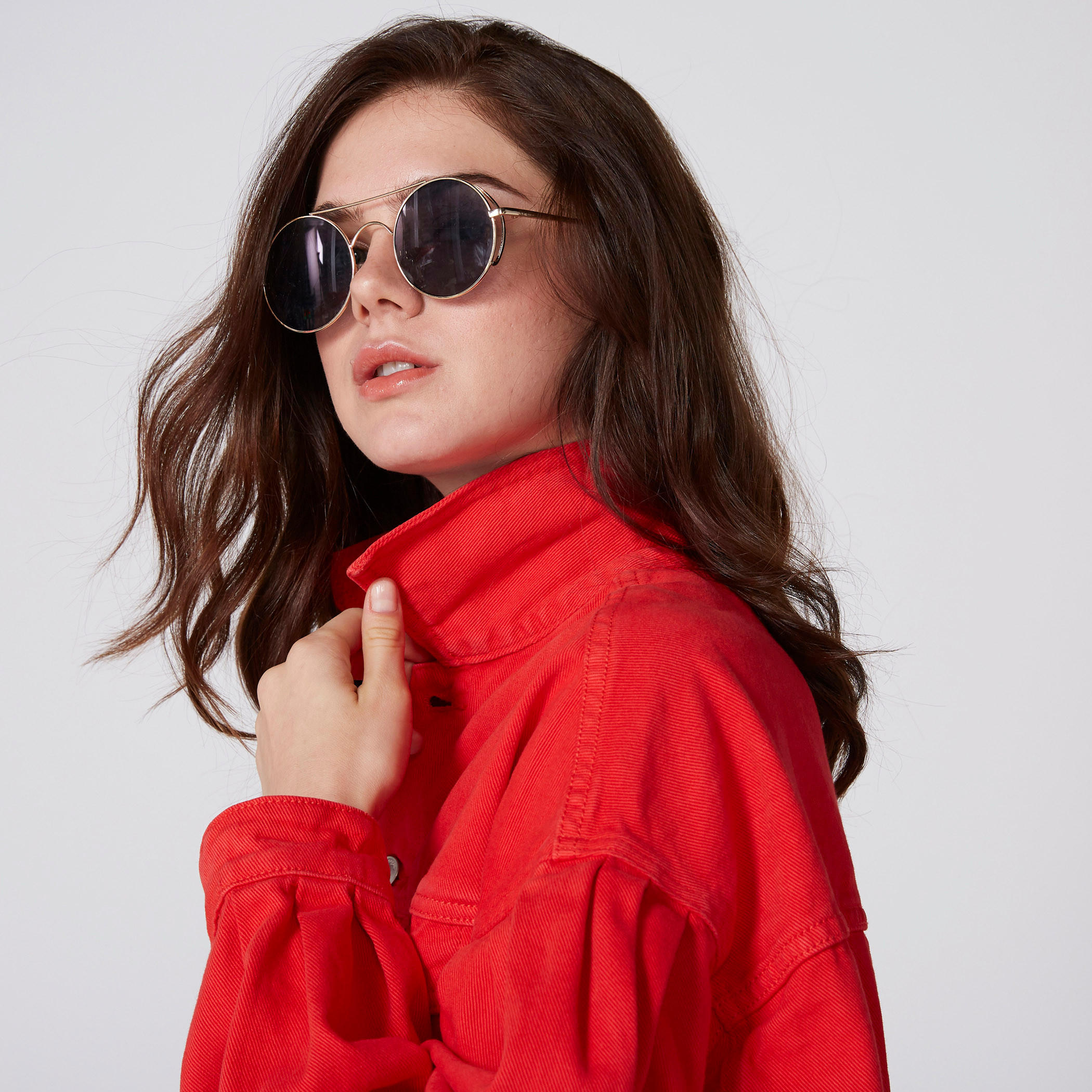 جاكيت بأكمام طويلة وزر إغلاق وجيوب من لي كوبر-women-winterwear-coatsandjackets-jackets-image-1