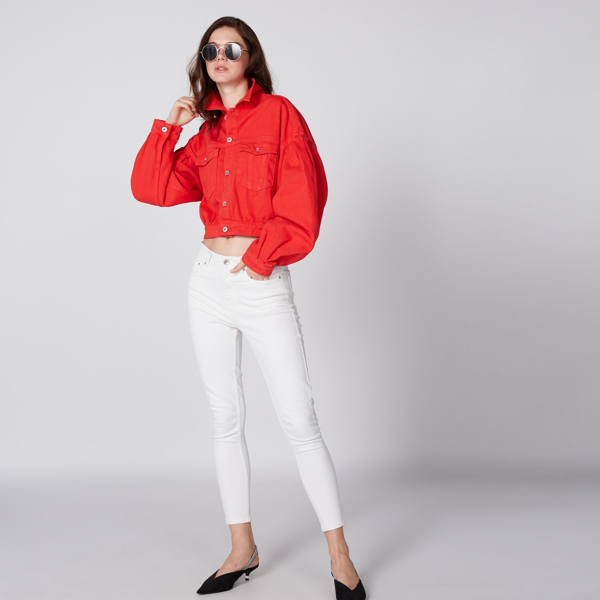 جاكيت بأكمام طويلة وزر إغلاق وجيوب من لي كوبر-women-winterwear-coatsandjackets-jackets-image-4