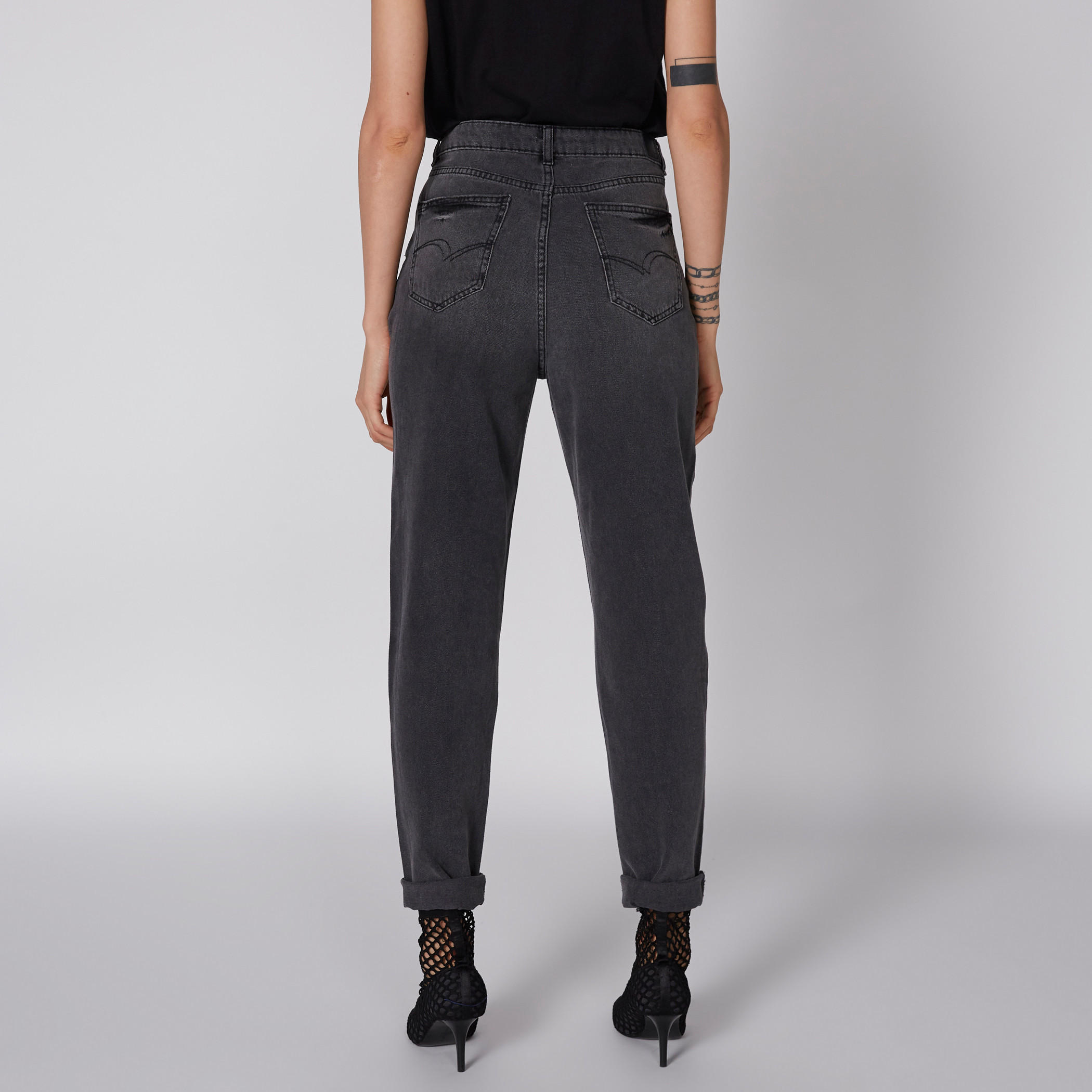 بنطال جينز طويل بزر إغلاق وجيوب من لي كوبر-women-clothing-bottoms-jeans-image-4