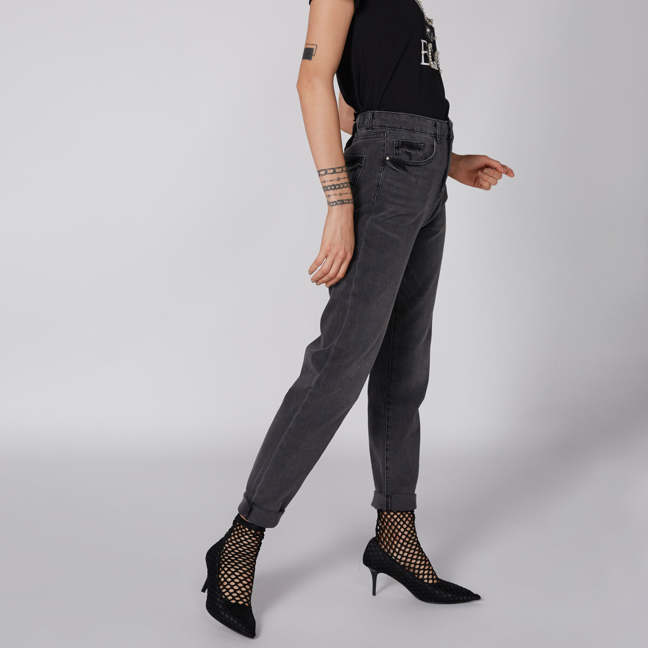 بنطال جينز طويل بزر إغلاق وجيوب من لي كوبر-women-clothing-bottoms-jeans-image-5