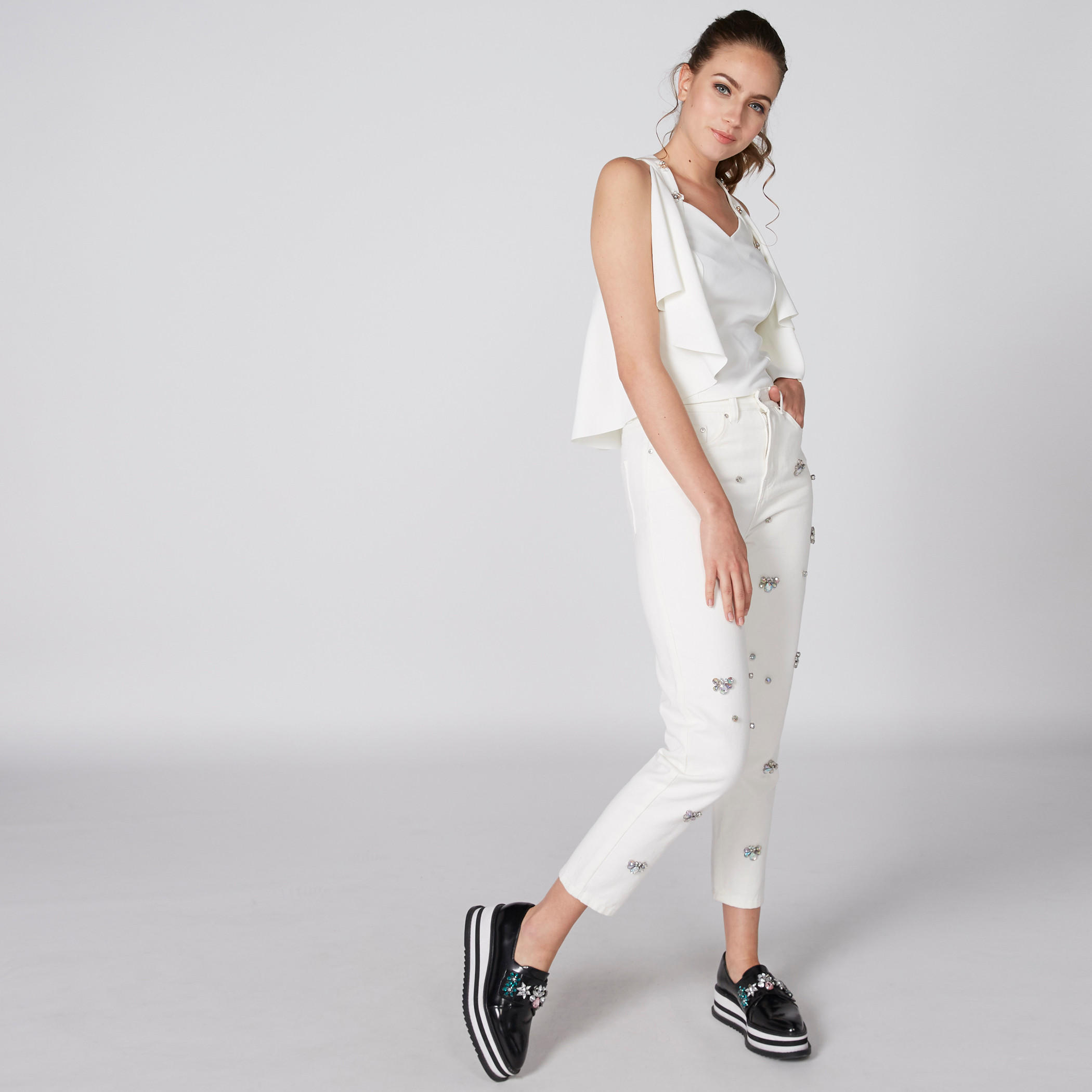 Lee Cooper Embellished Full Length Jeans with Button Closure-women-clothing-bottoms-jeans-image-3
