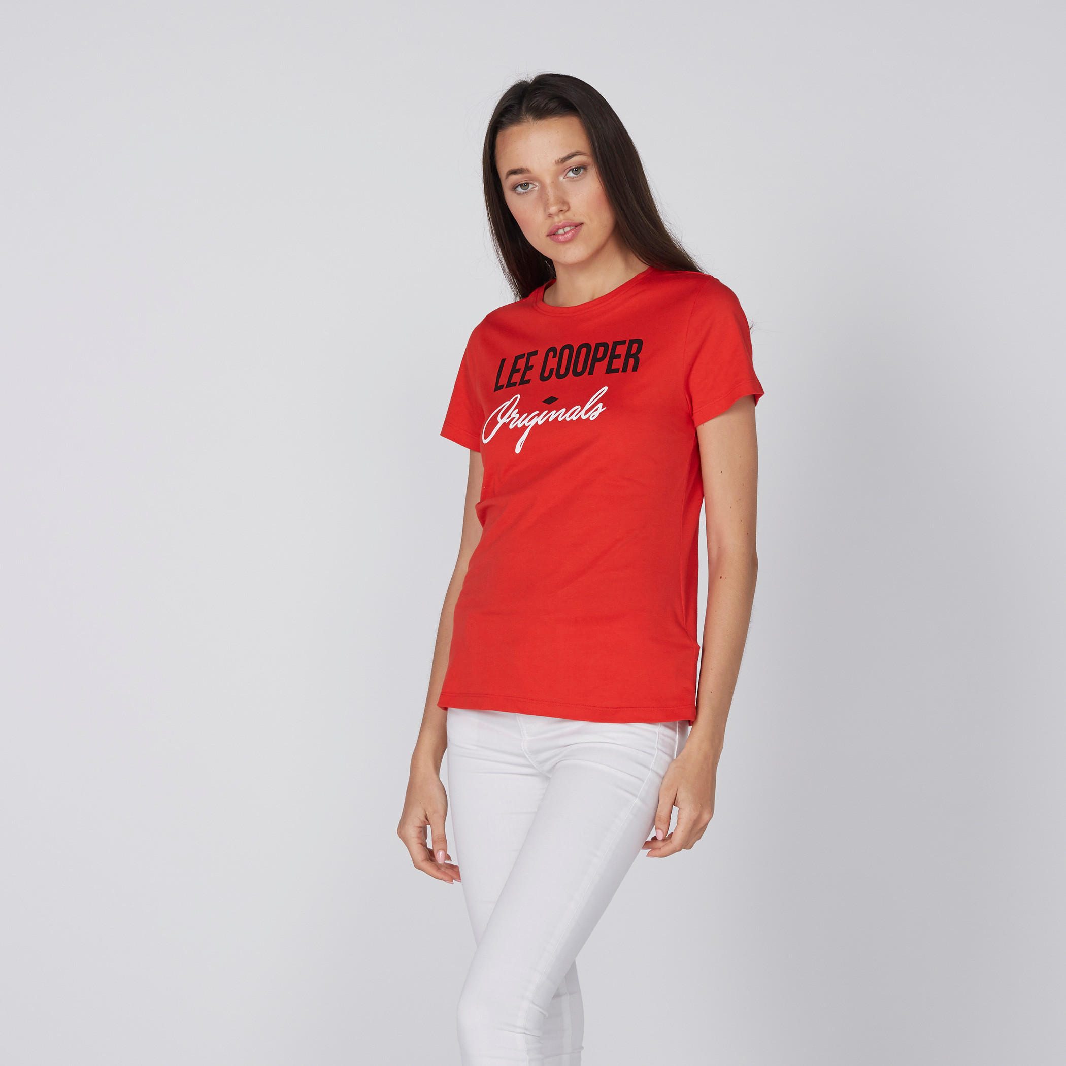 تيشيرت بأكمام قصيرة وطبعات من لي كوبر.-women-clothing-tshirts-image-1