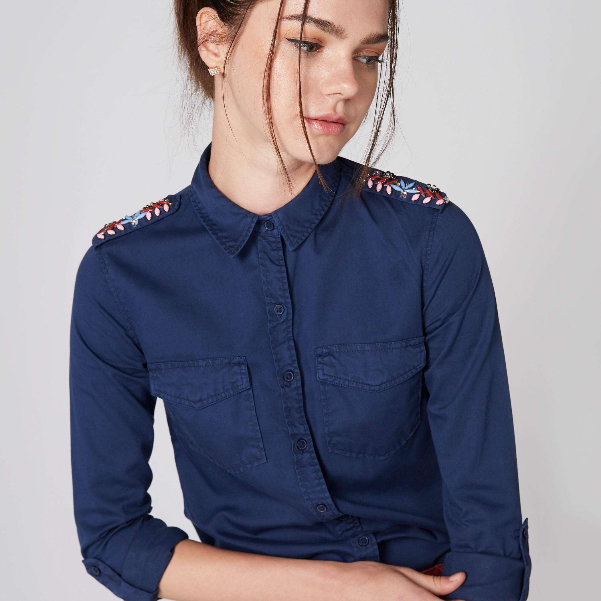 Embellished Shirt with Long Sleeves and Complete Placket-women-clothing-shirtsandblouses-shirts-image-4