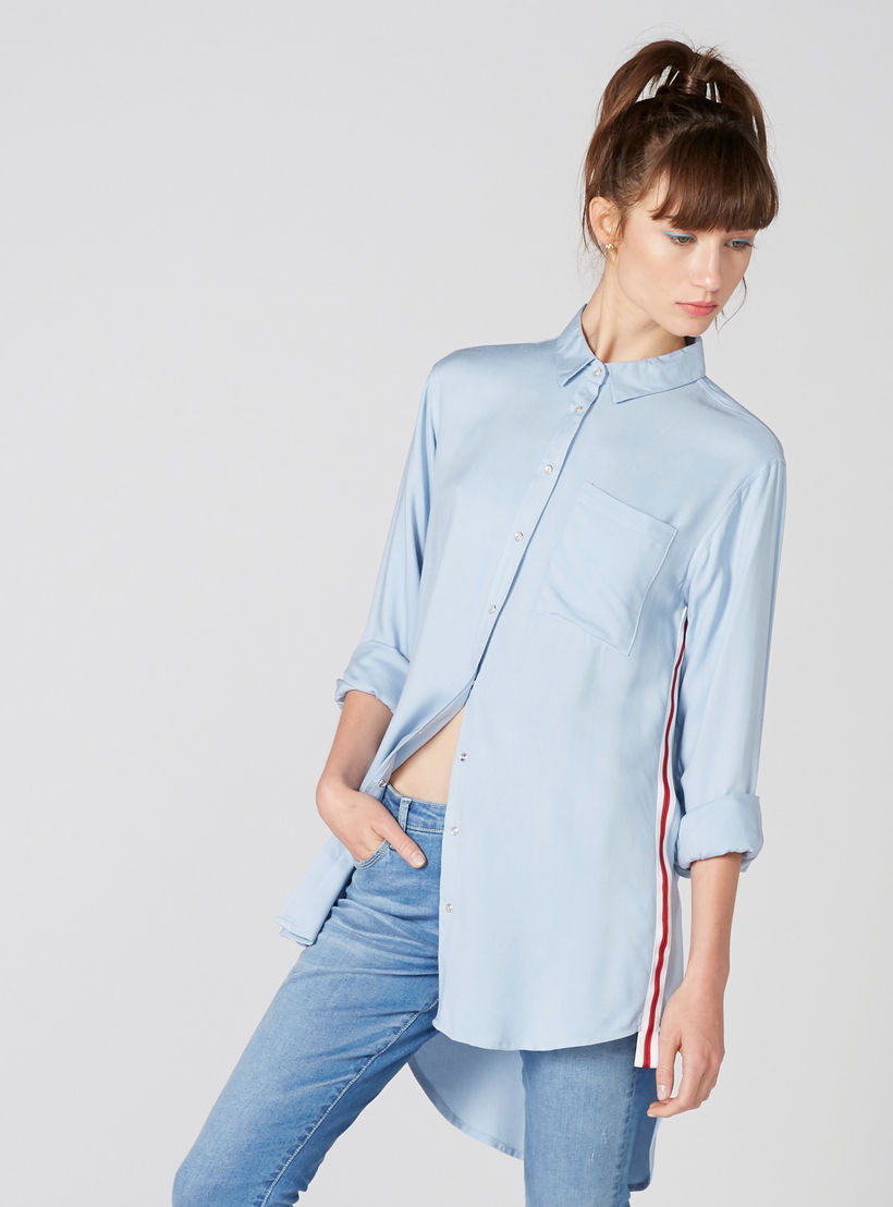 قميص بأكمام طويلة وأزرار-women-clothing-shirtsandblouses-shirts-image-1