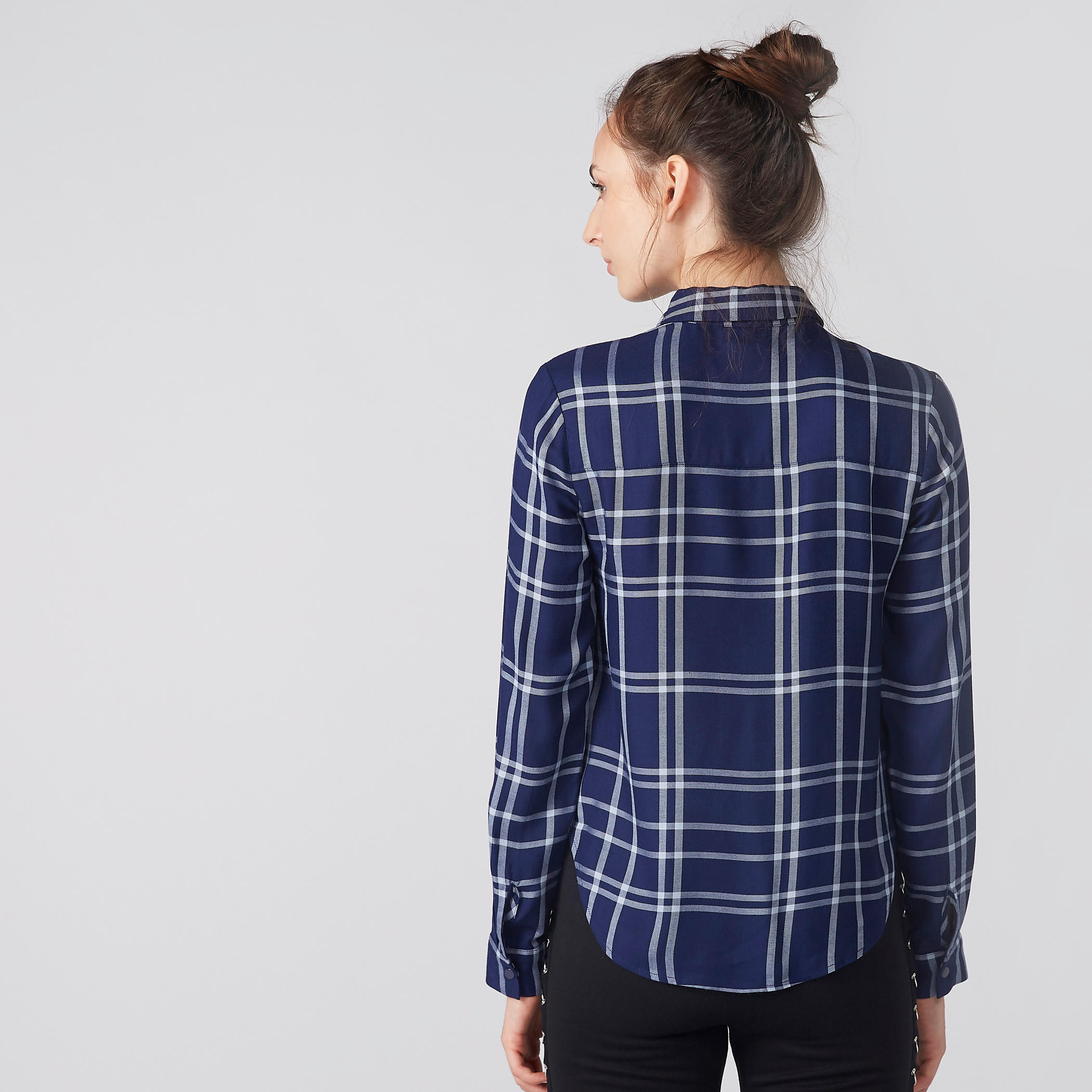 قميص كاروهات أكمام طويلة وأزرار-women-clothing-shirtsandblouses-shirts-image-2