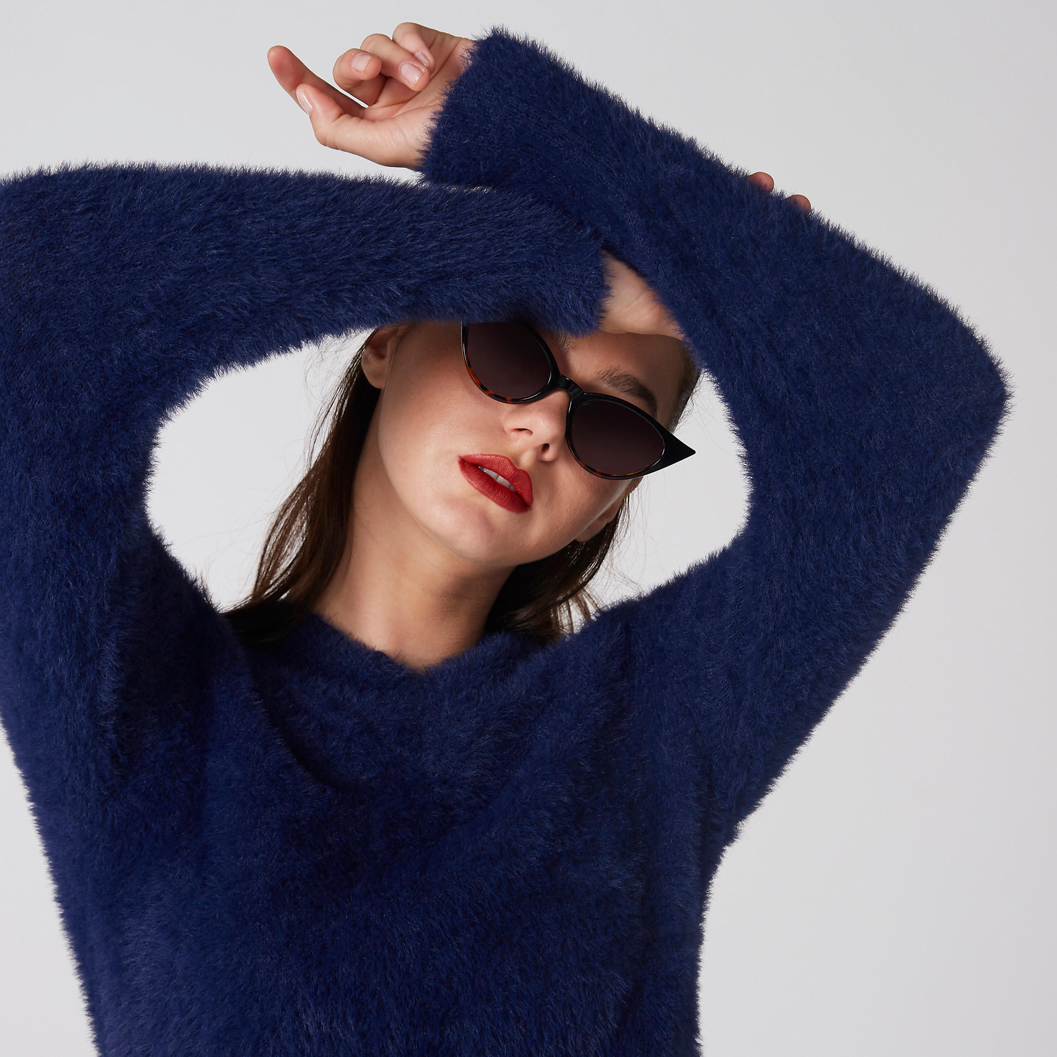 كنزة بارزة الملمس بياقة V وأكمام طويلة-women-clothing-cardigansandjumpers-jumpers-image-3