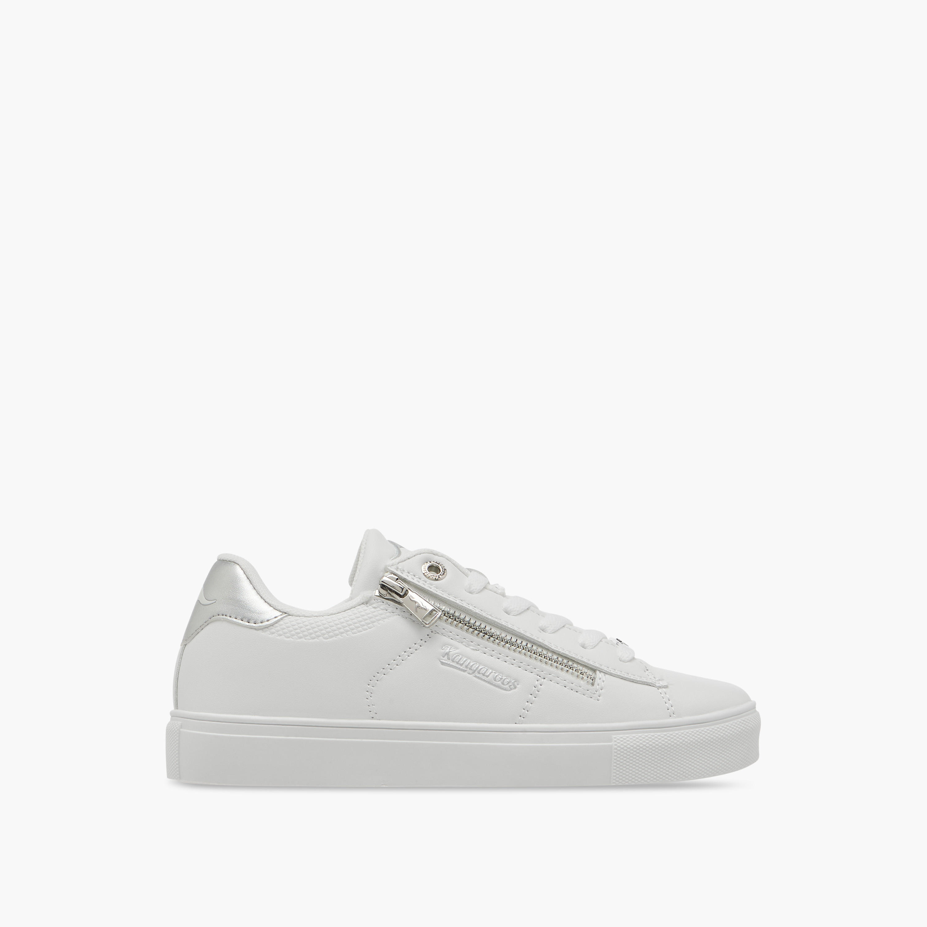 KangaROOS Women's Panelled Sneakers with Lace-Up Closure-women-shoes-sneakers-image-3