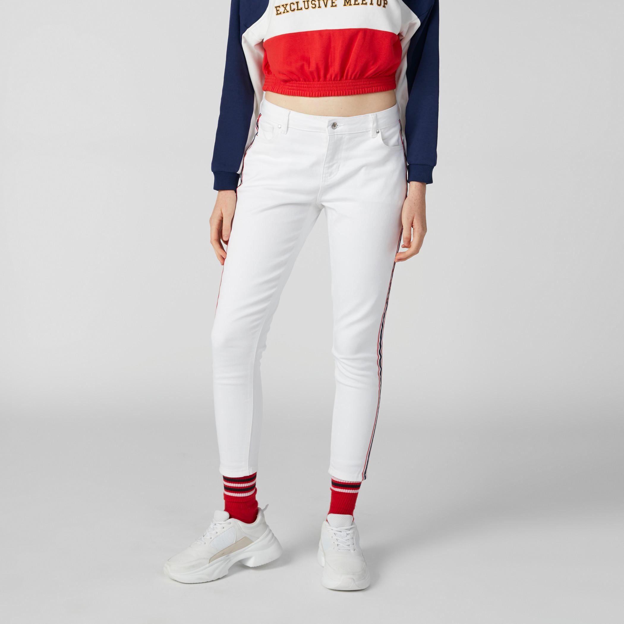 بنطال جينز بزر إغلاق وشريطة من لي كوبر-women-clothing-bottoms-jeans-image-3