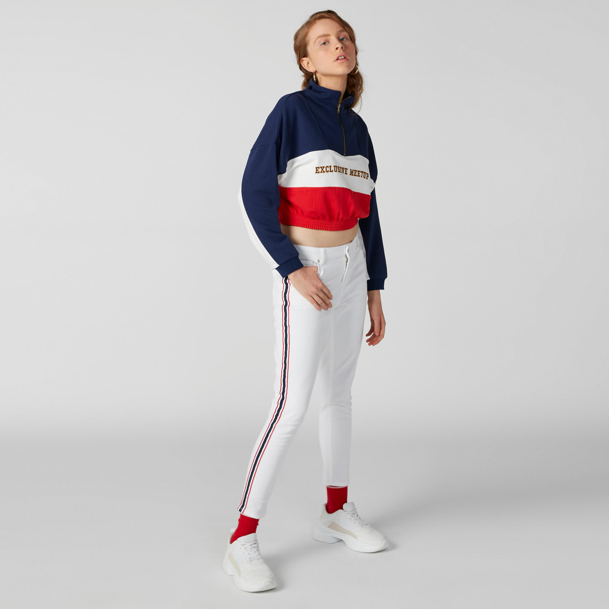 بنطال جينز بزر إغلاق وشريطة من لي كوبر-women-clothing-bottoms-jeans-image-4