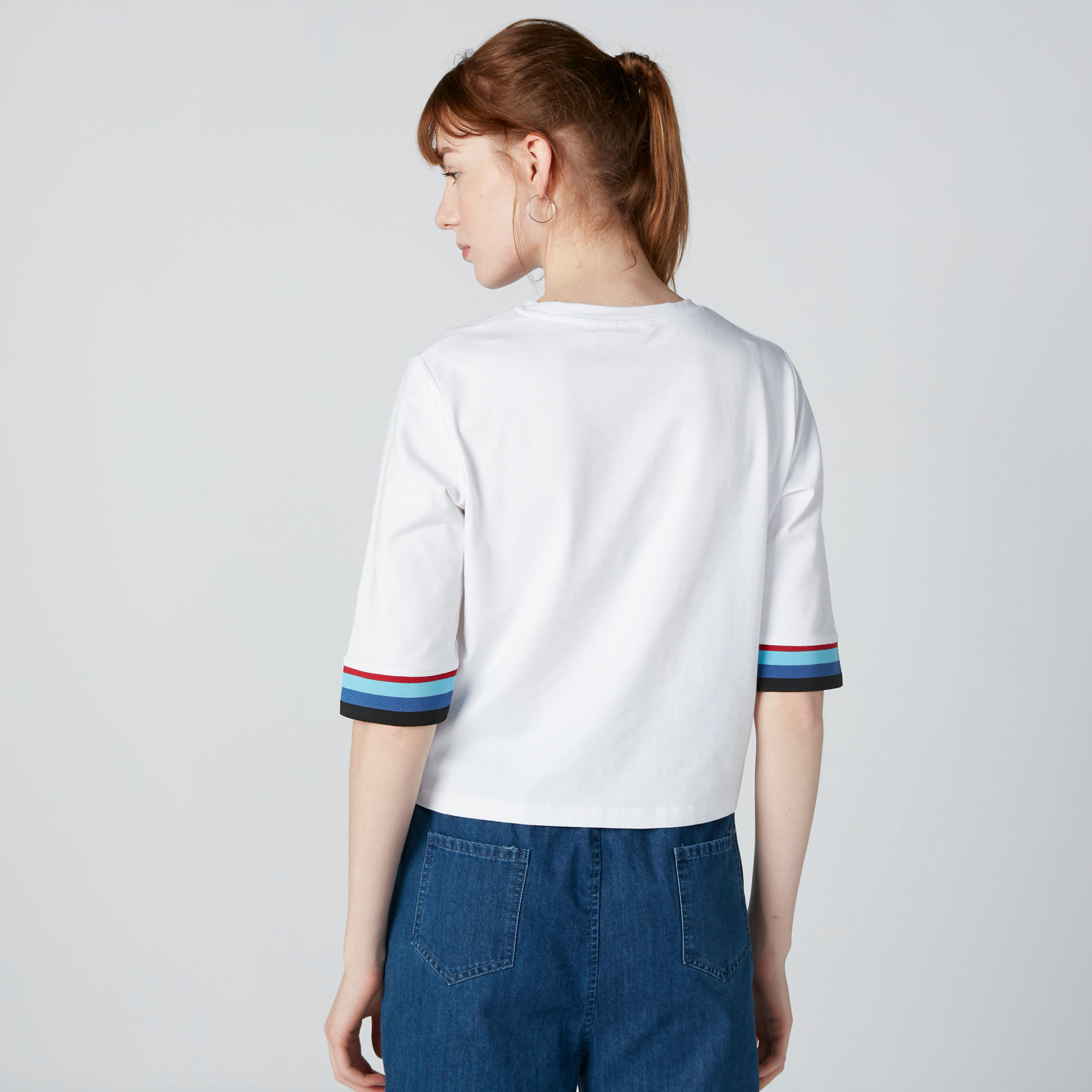 تيشيرت بأكمام قصيرة وطبعات من لي كوبر-women-clothing-tshirts-image-3