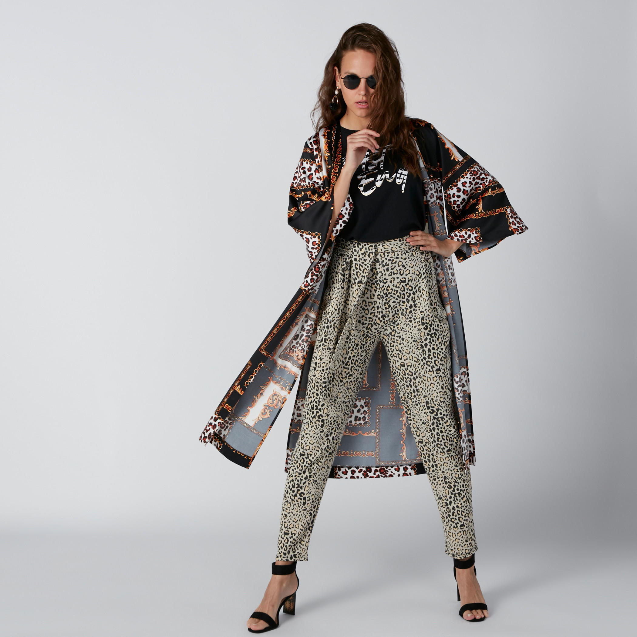 Lee Cooper Printed T-Shirt with Round Neck and Short Sleeves-women-clothing-tshirts-image-2