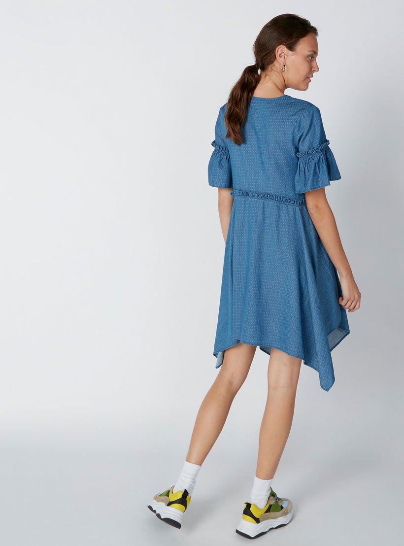 فستان بحوّاف غير مستوية من لي كوبر-women-clothing-dresses-image-2