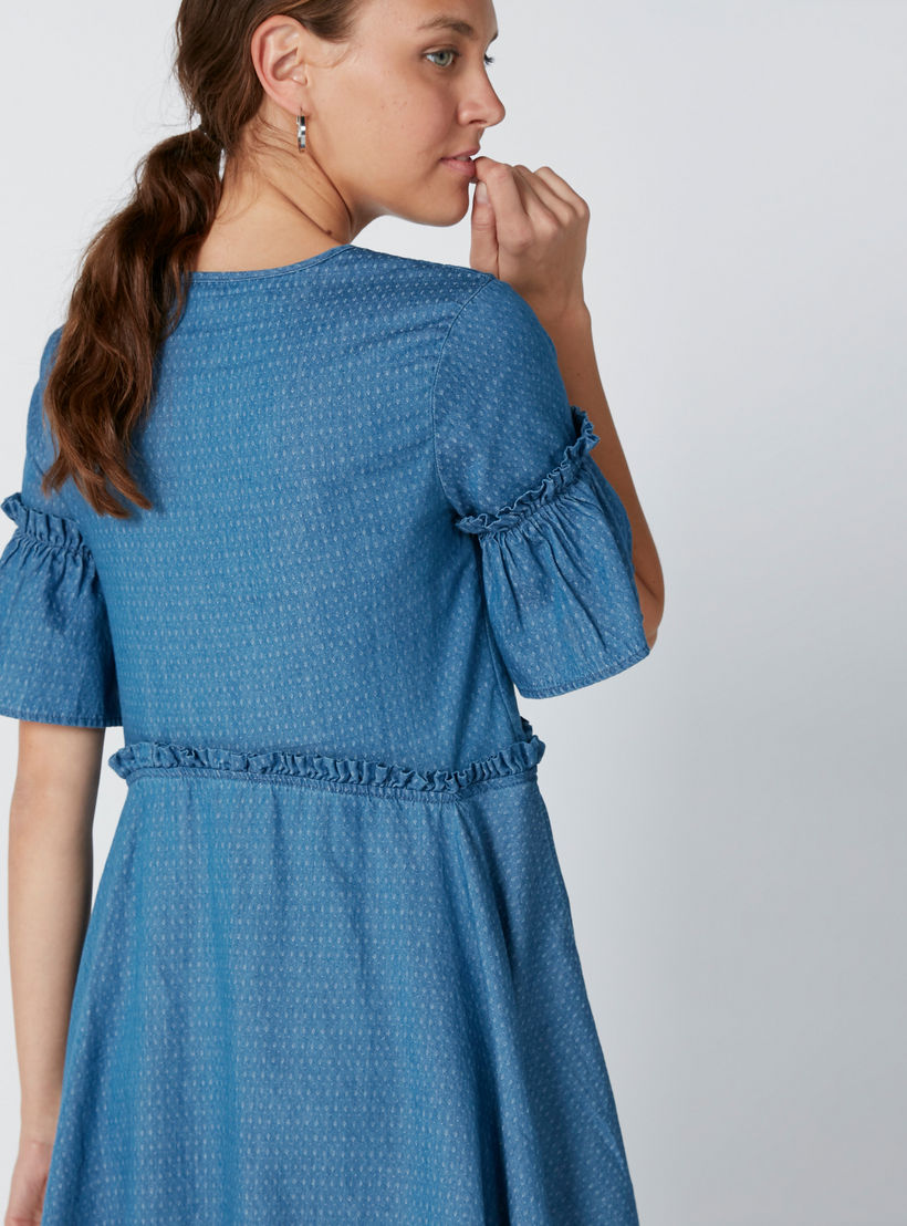 فستان بحوّاف غير مستوية من لي كوبر-women-clothing-dresses-image-4