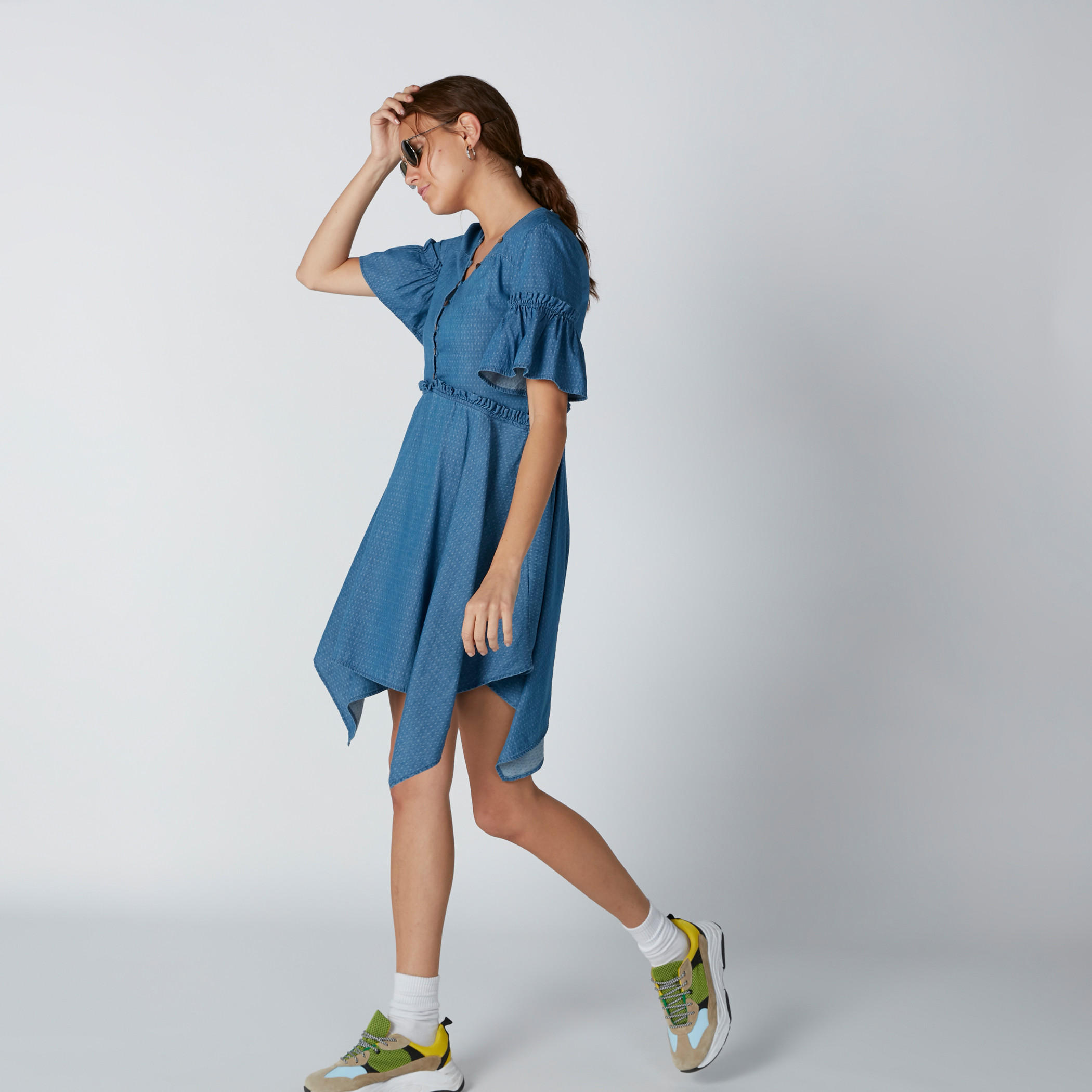 فستان بحوّاف غير مستوية من لي كوبر-women-clothing-dresses-image-5