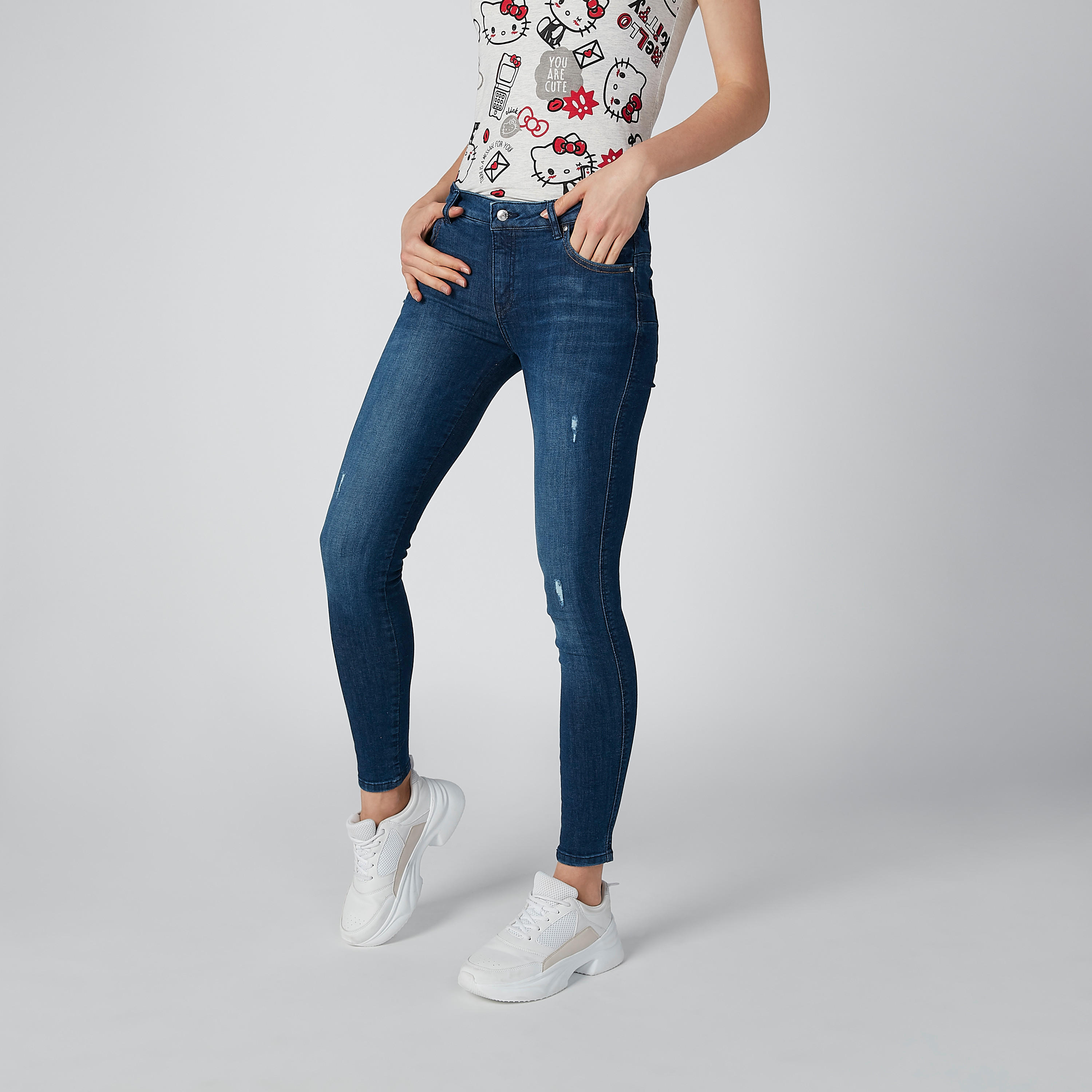 بنطال جينز ممزّق بجيوب من لي كوبر-women-clothing-bottoms-jeans-image-4