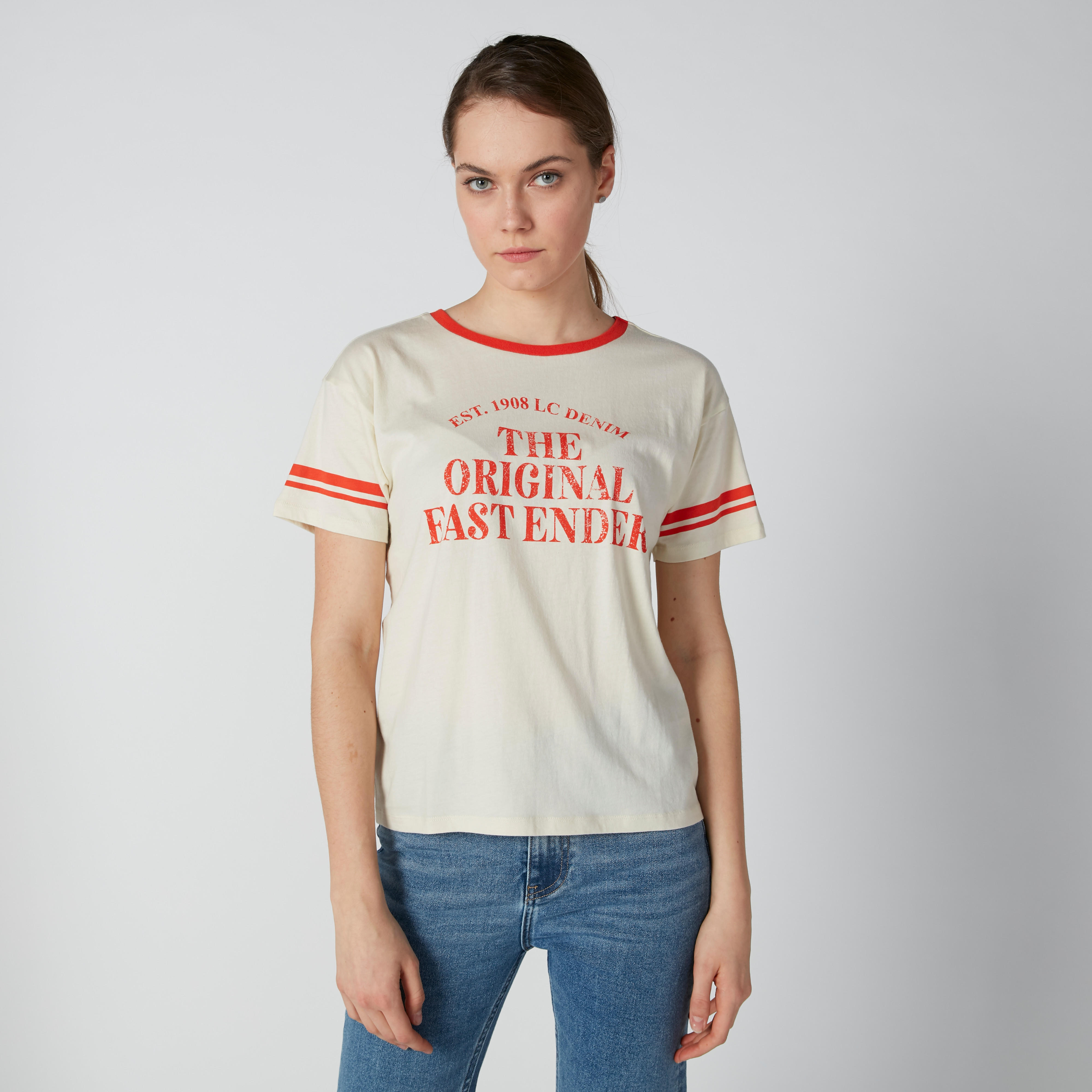 تيشيرت مستدام بأكمام قصيرة وطبعات-women-clothing-tshirts-image-5