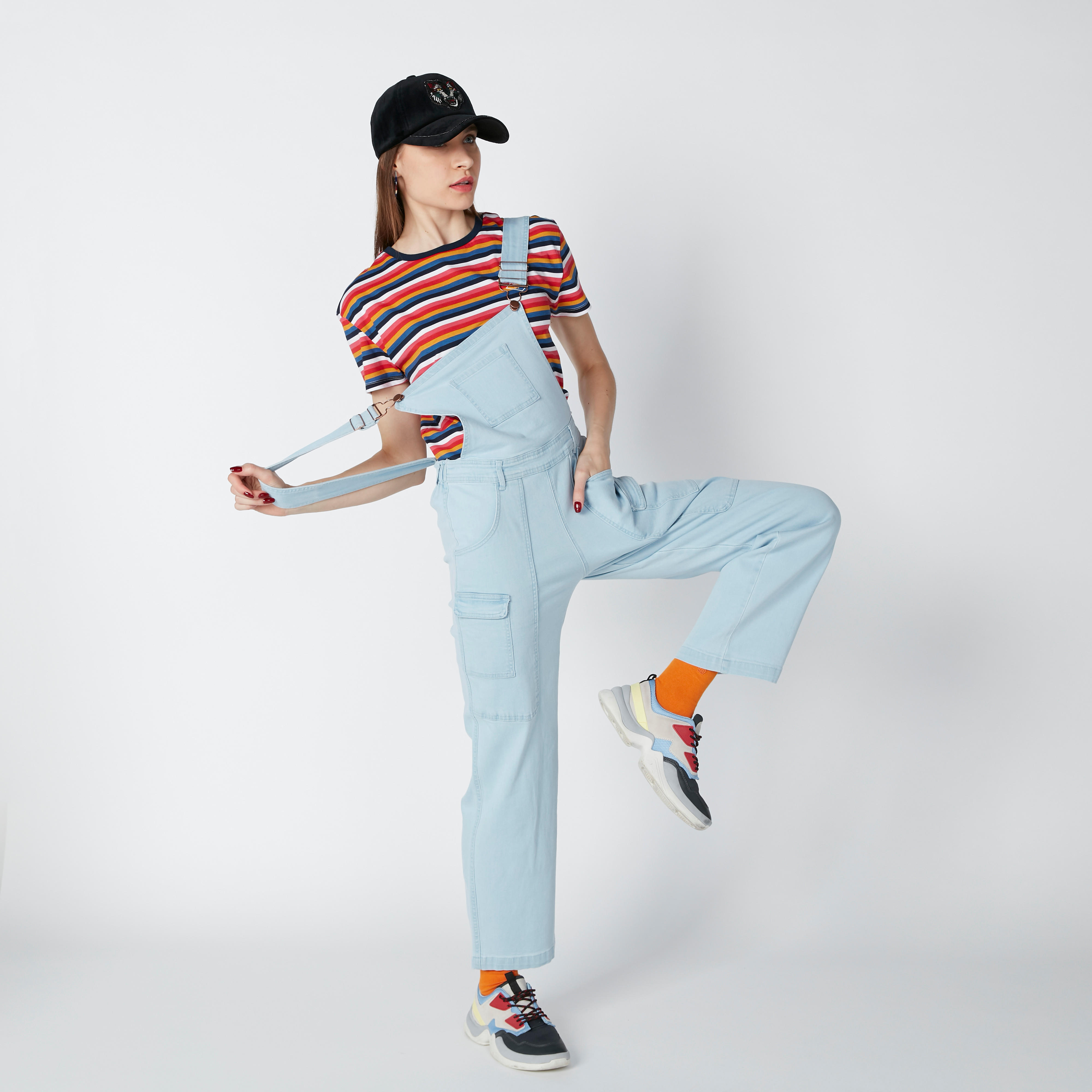 تيشيرت مستدام مقلّم من لي كوبر-women-clothing-tshirts-image-1