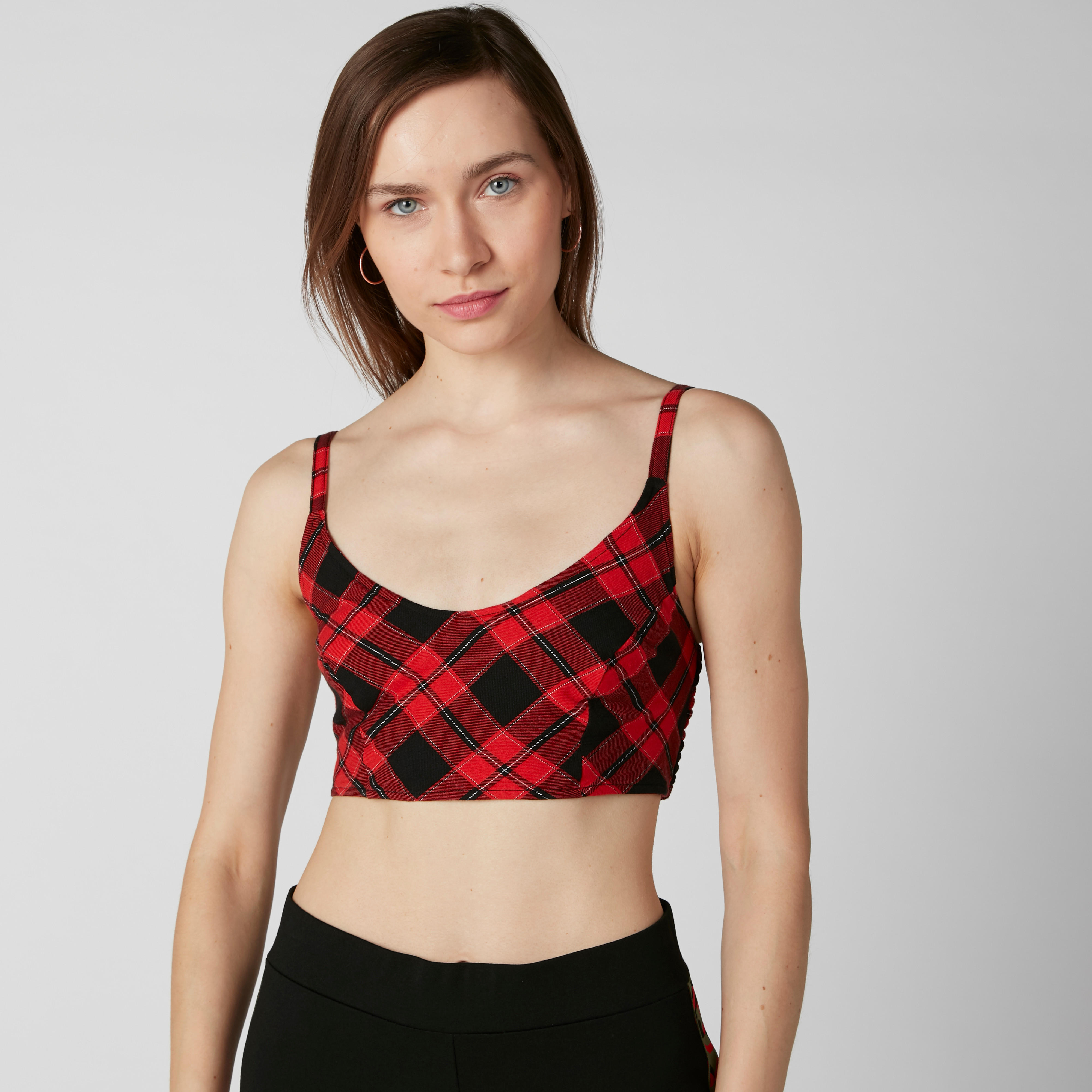 Sustainable Chequered Crop Top-women-clothing-shirtsandblouses-blouses-image-2