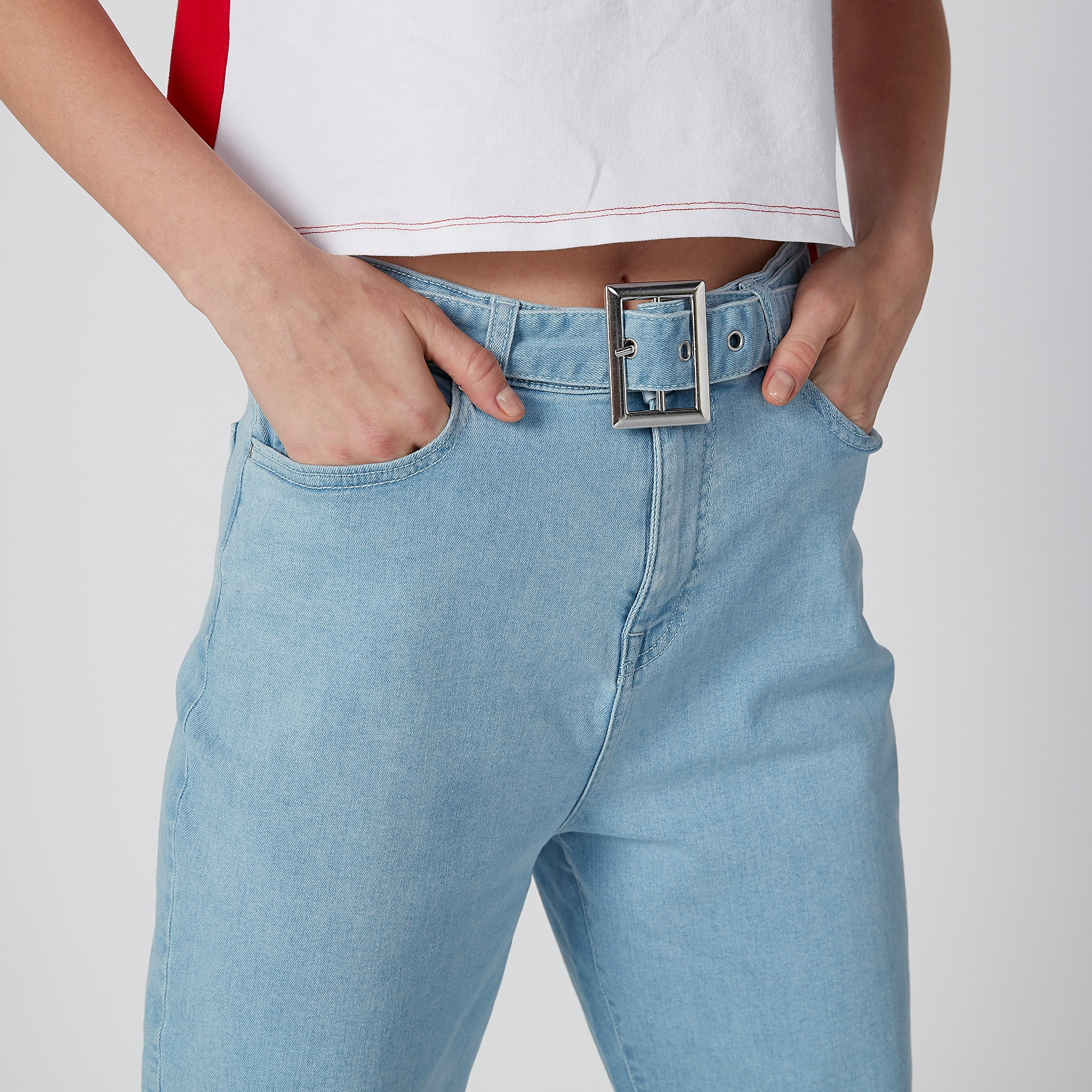 بنطال جينز طويل بجيوب من لي كوبر-women-clothing-bottoms-jeans-image-5