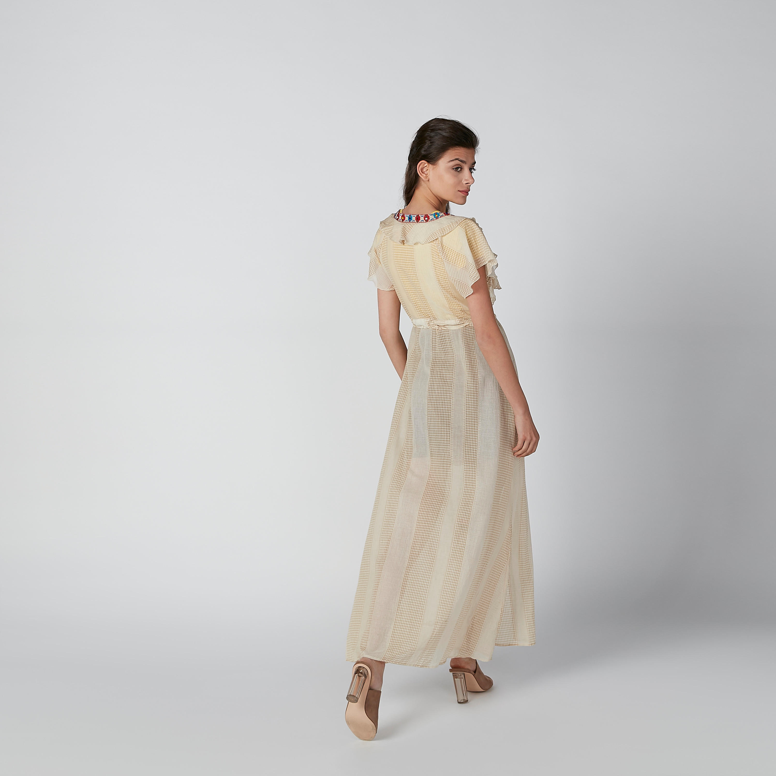 فستان بفتحة أمامية ورباط من لي كوبر-women-clothing-dresses-image-3
