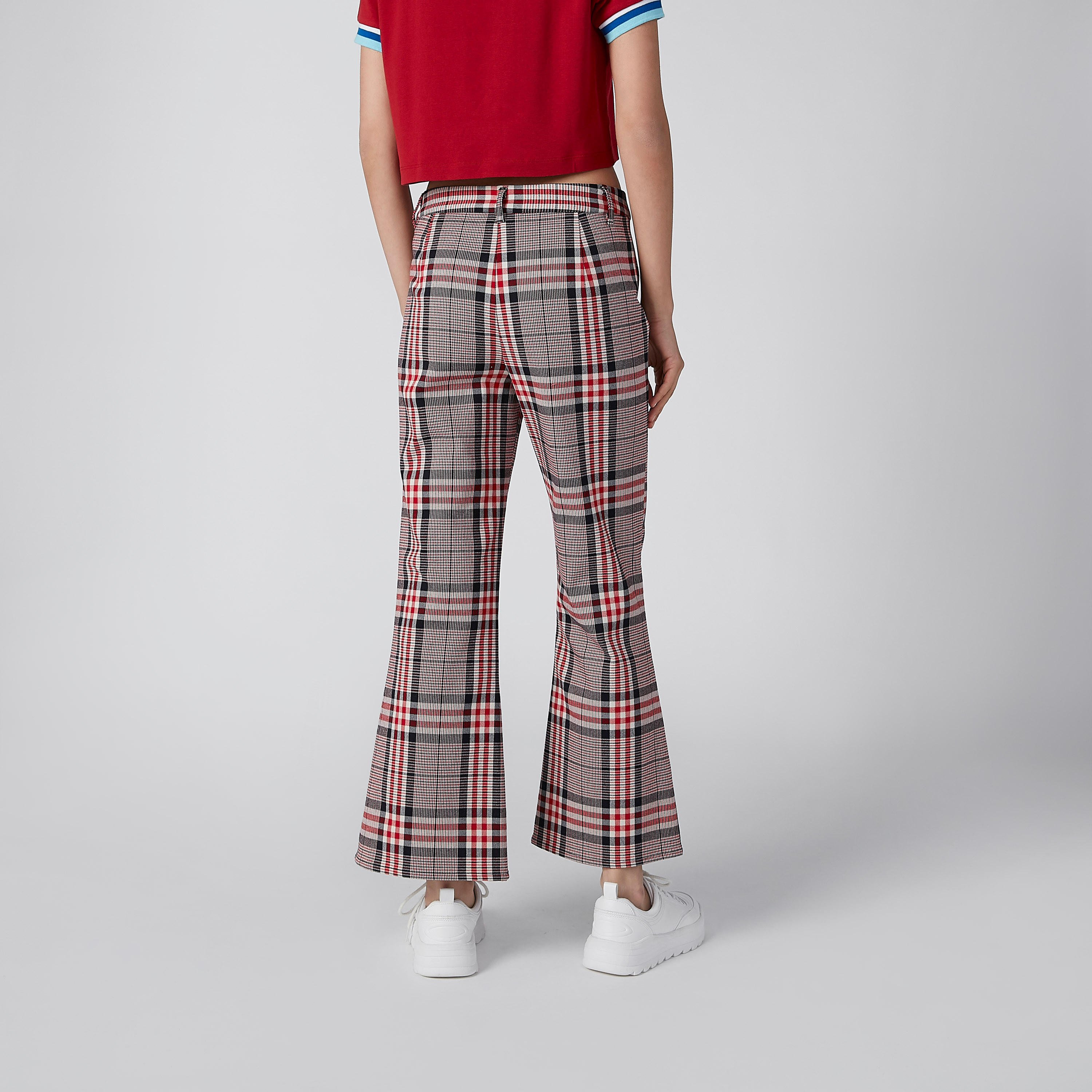 بنطال كاروهات بجيوب من لي كوبر-women-clothing-bottoms-trousers-image-2