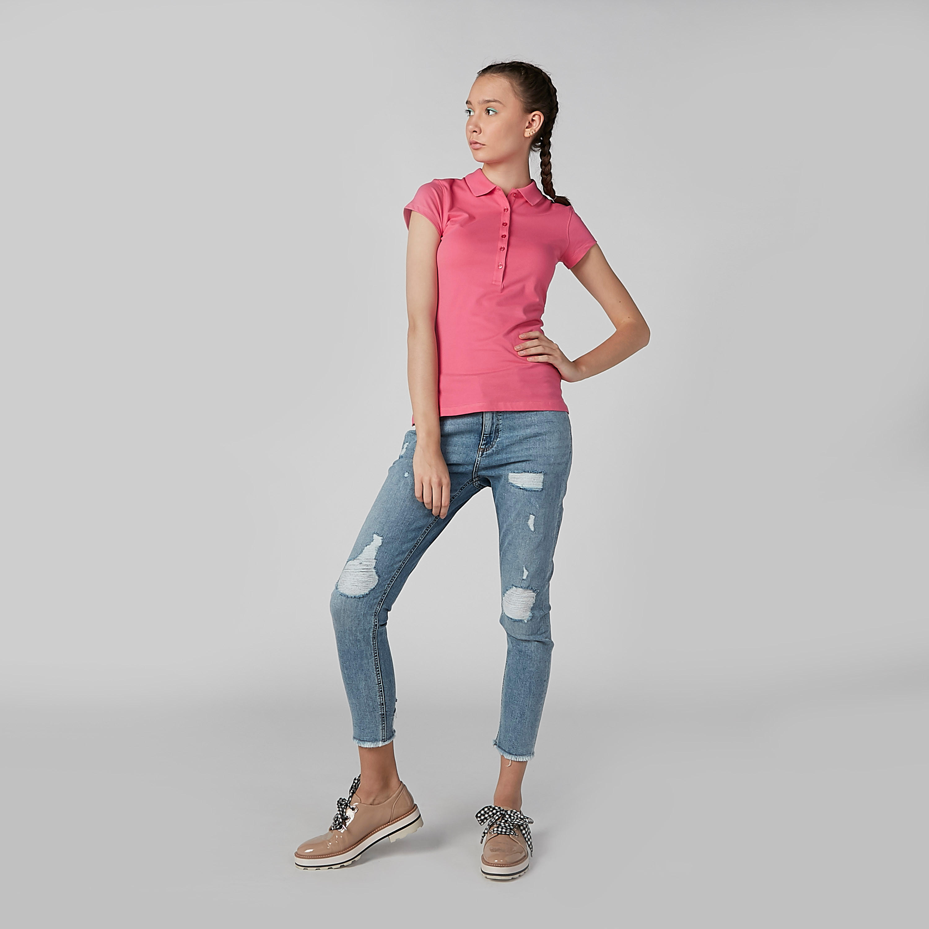 بنطال جينز ممزّق بجيوب من لي كوبر-women-clothing-bottoms-jeans-image-2