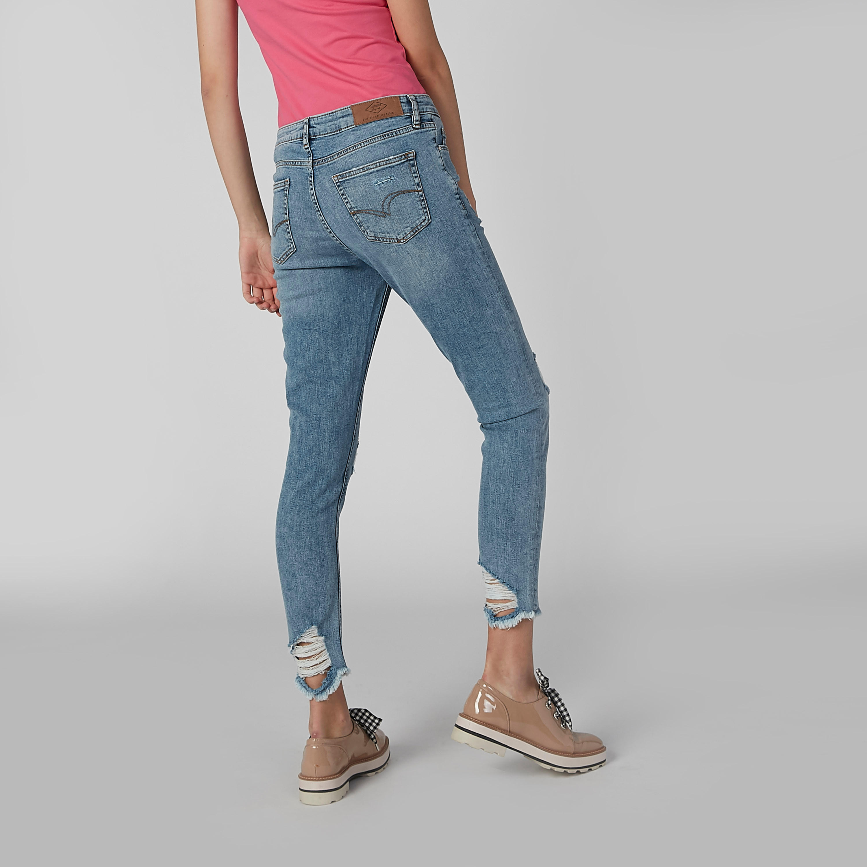 بنطال جينز ممزّق بجيوب من لي كوبر-women-clothing-bottoms-jeans-image-4
