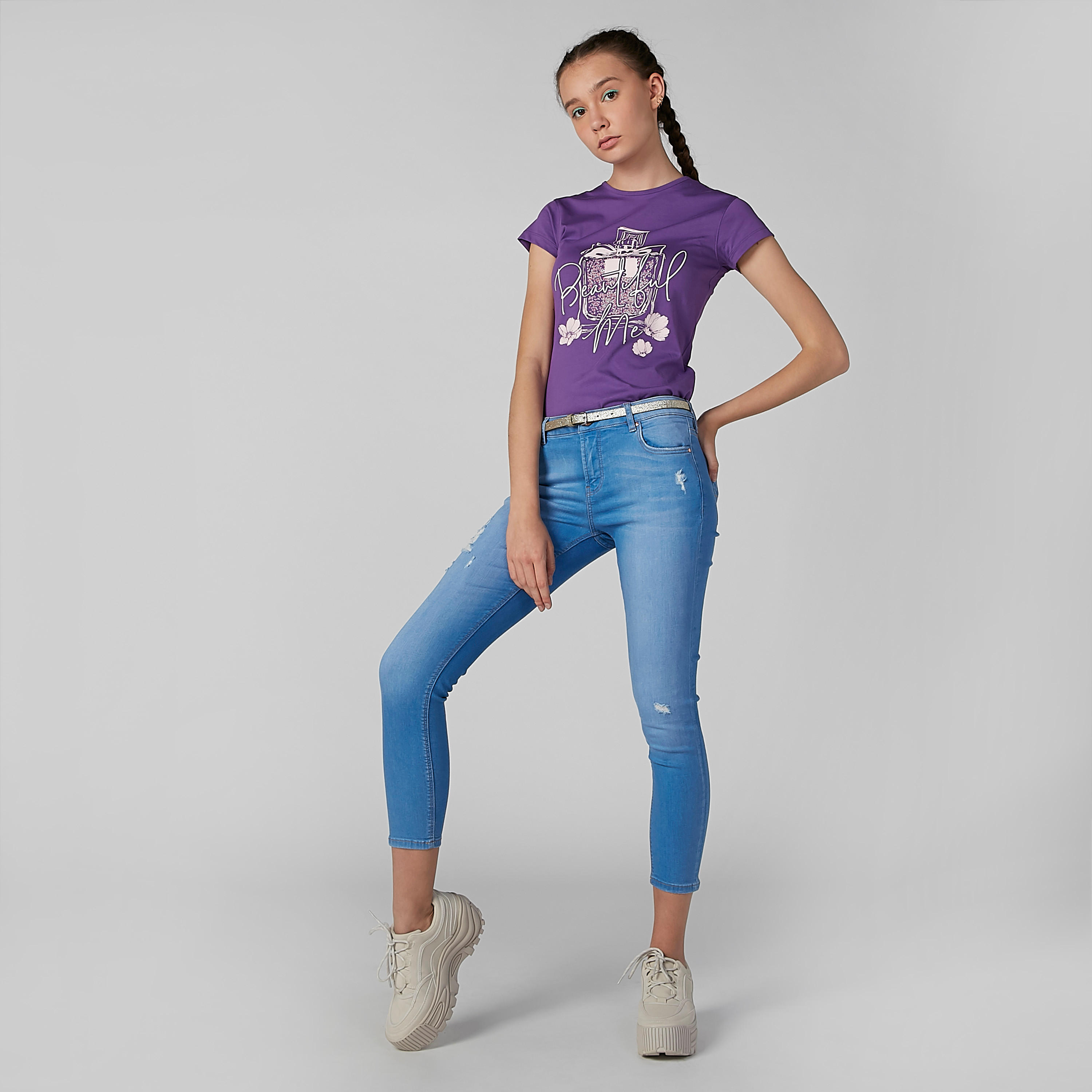 بنطال جينز ممزّق بجيوب من لي كوبر-women-clothing-bottoms-jeans-image-1