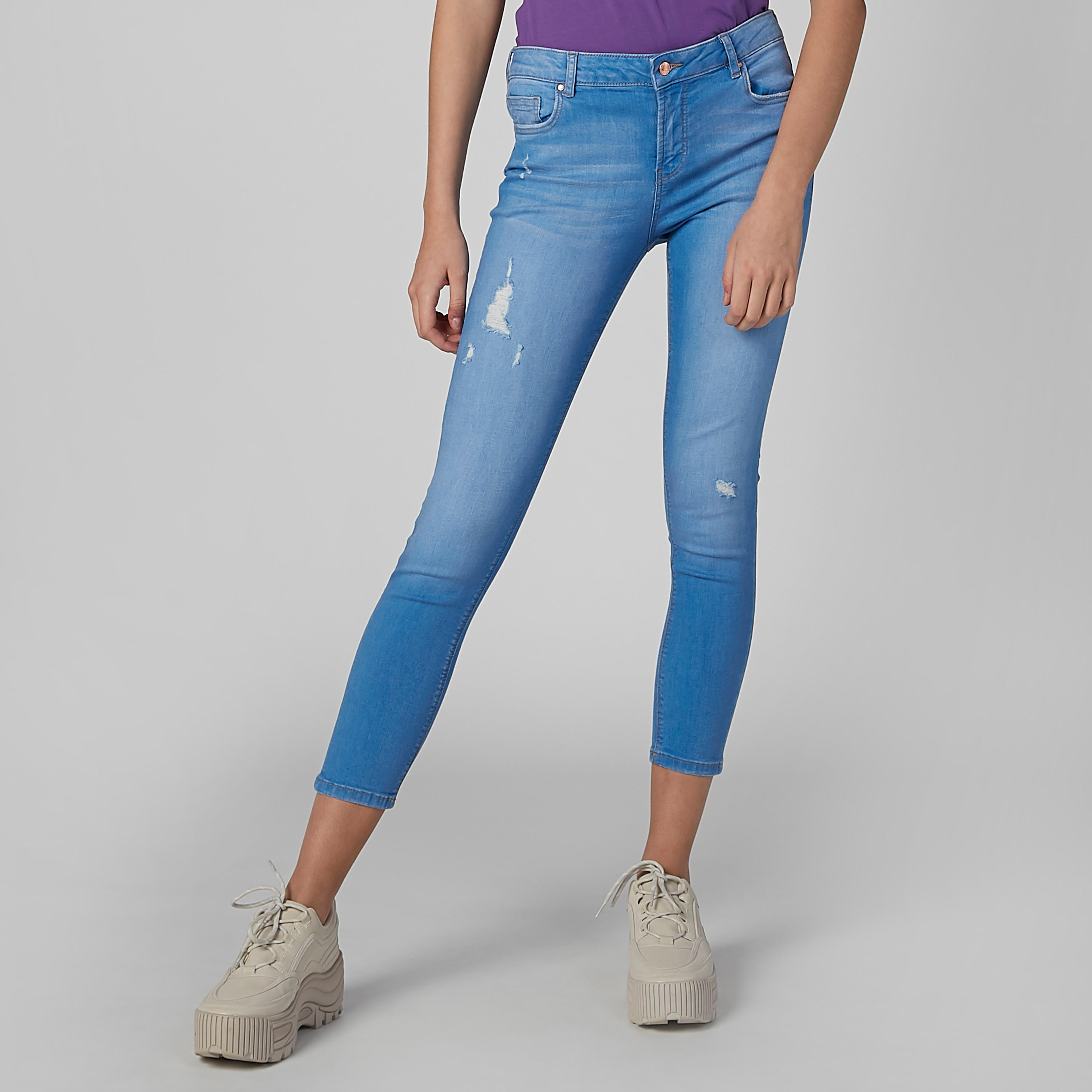بنطال جينز ممزّق بجيوب من لي كوبر-women-clothing-bottoms-jeans-image-3