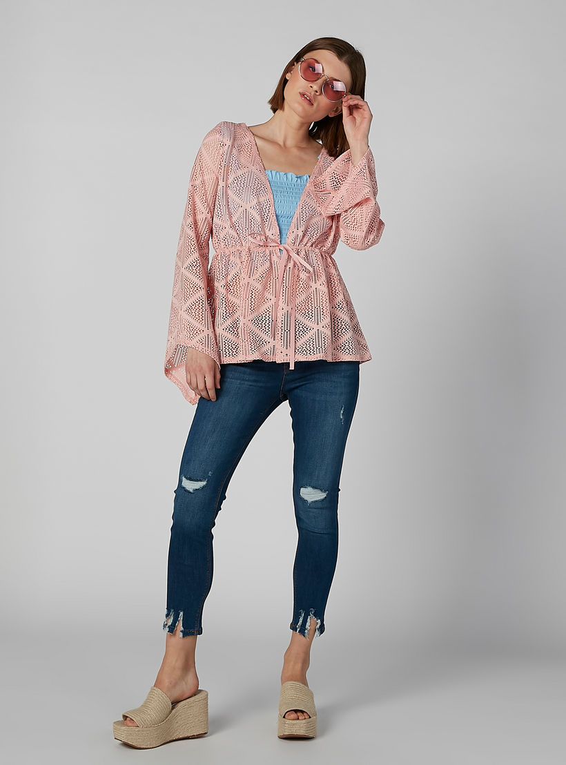 بنطال جينز مضلّع بجيوب من لي كوبر-women-clothing-bottoms-jeans-image-2