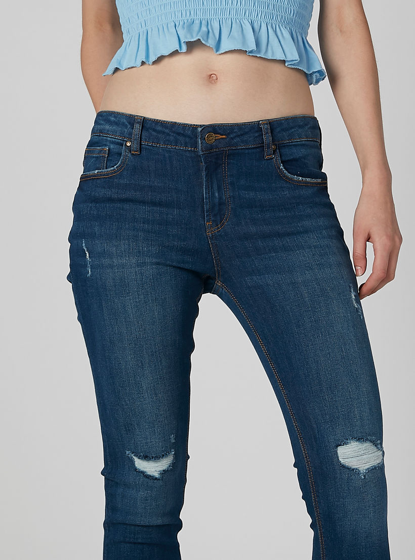 بنطال جينز مضلّع بجيوب من لي كوبر-women-clothing-bottoms-jeans-image-3