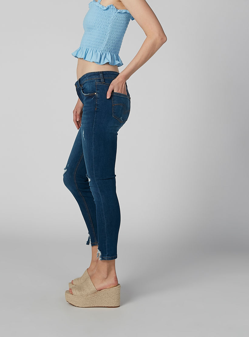 بنطال جينز مضلّع بجيوب من لي كوبر-women-clothing-bottoms-jeans-image-4