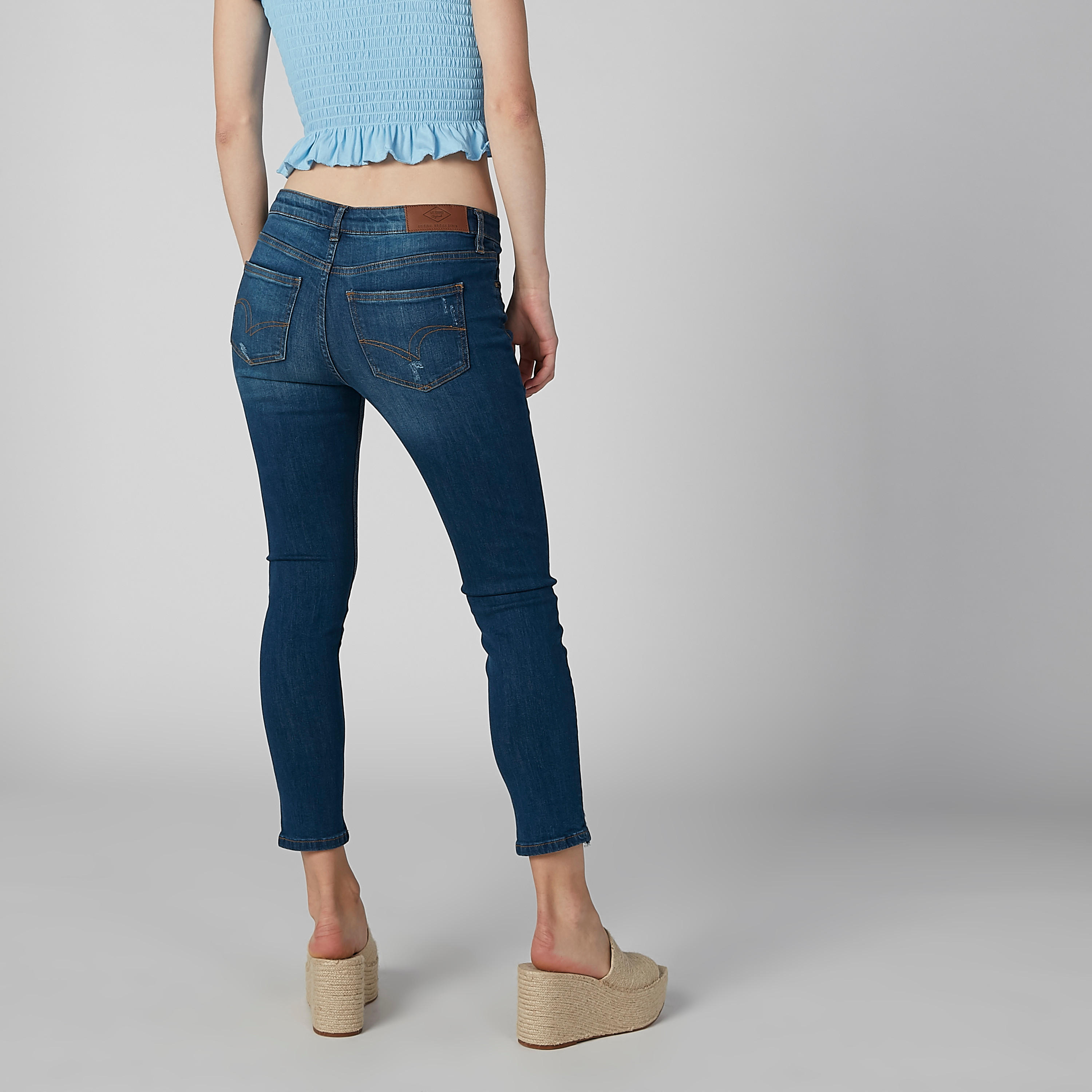 بنطال جينز مضلّع بجيوب من لي كوبر-women-clothing-bottoms-jeans-image-5