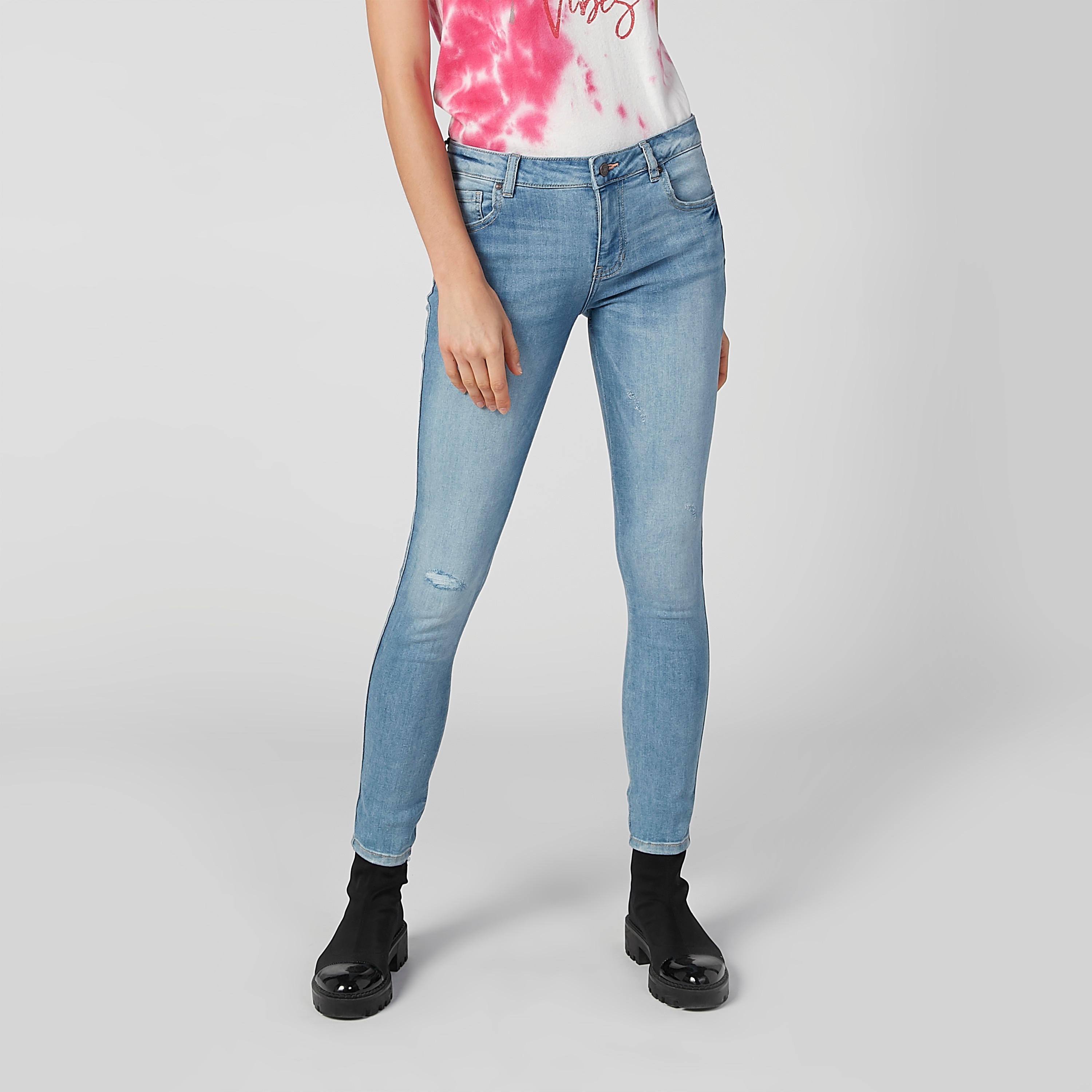 Lee Cooper Plain Jeans with Pocket Detail and Belt Loops-women-clothing-bottoms-jeans-image-2