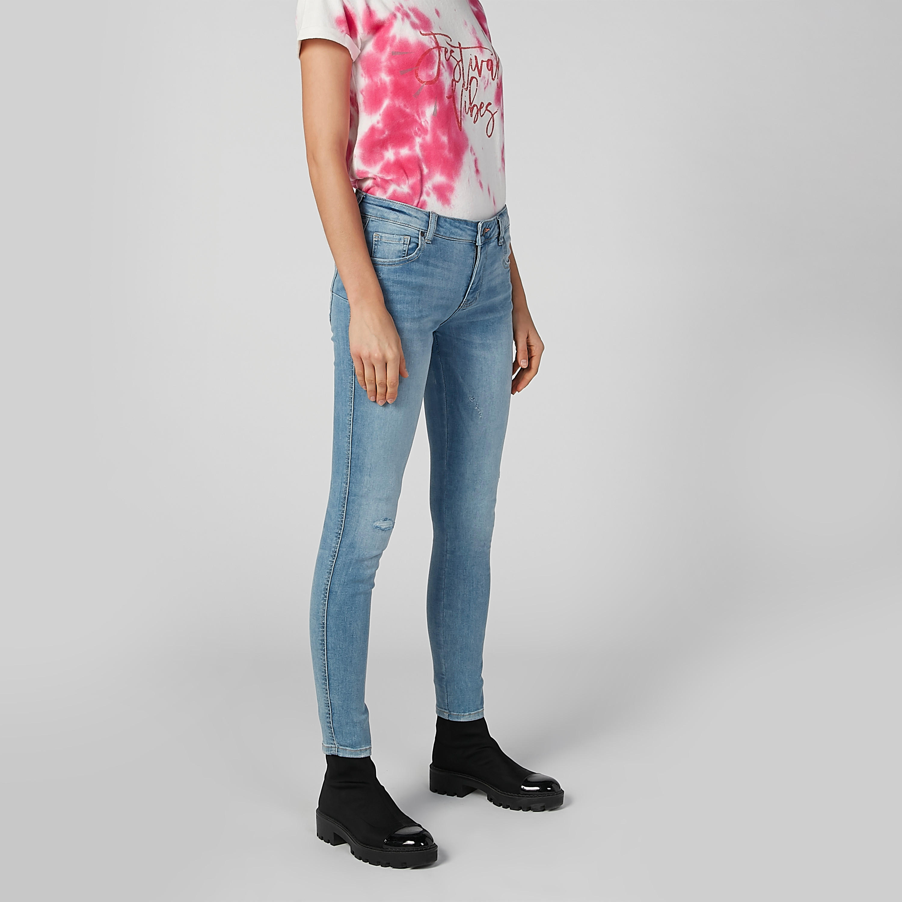 Lee Cooper Plain Jeans with Pocket Detail and Belt Loops-women-clothing-bottoms-jeans-image-5