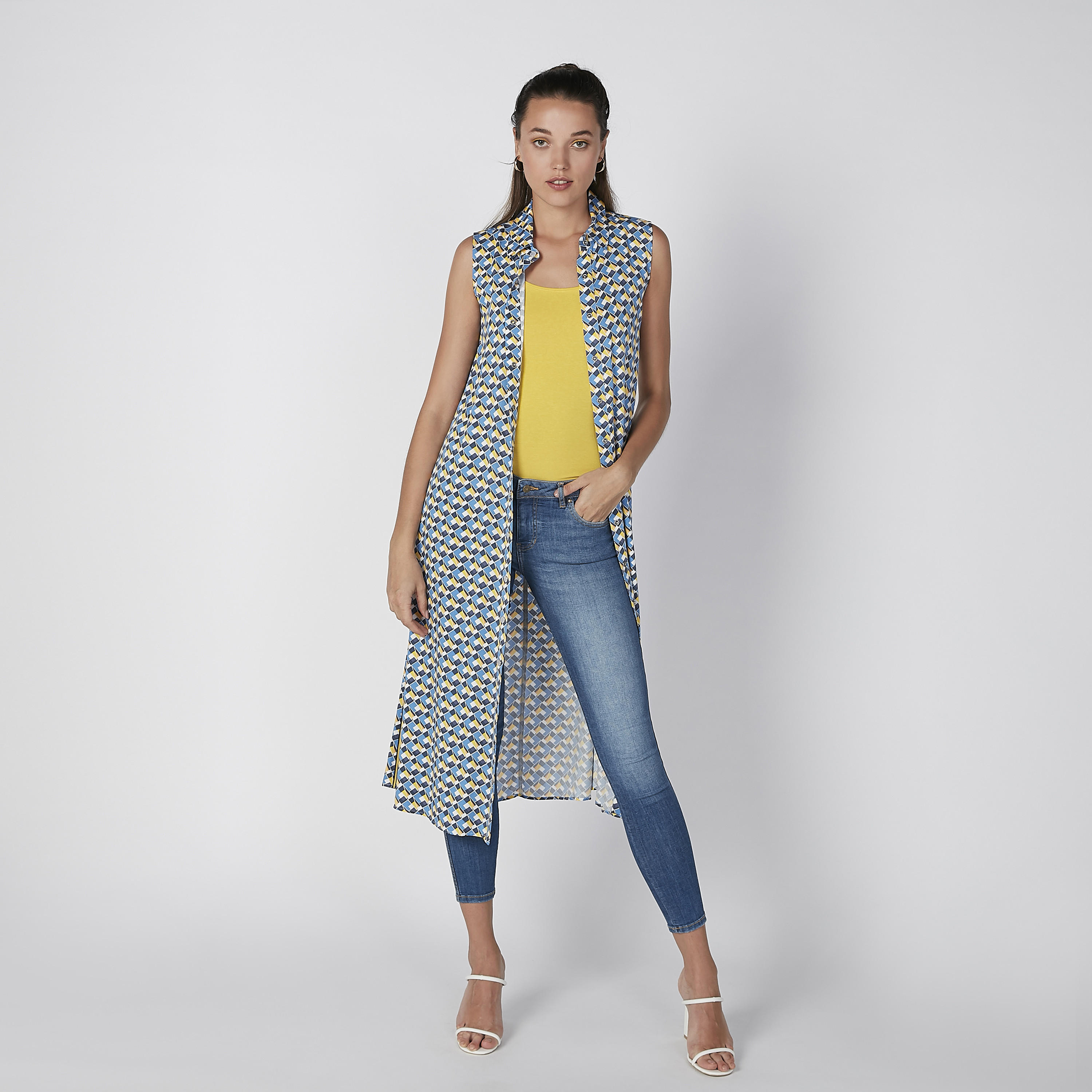 بنطال جينز سادة بجيوب من لي كوبر-women-clothing-bottoms-jeans-image-3