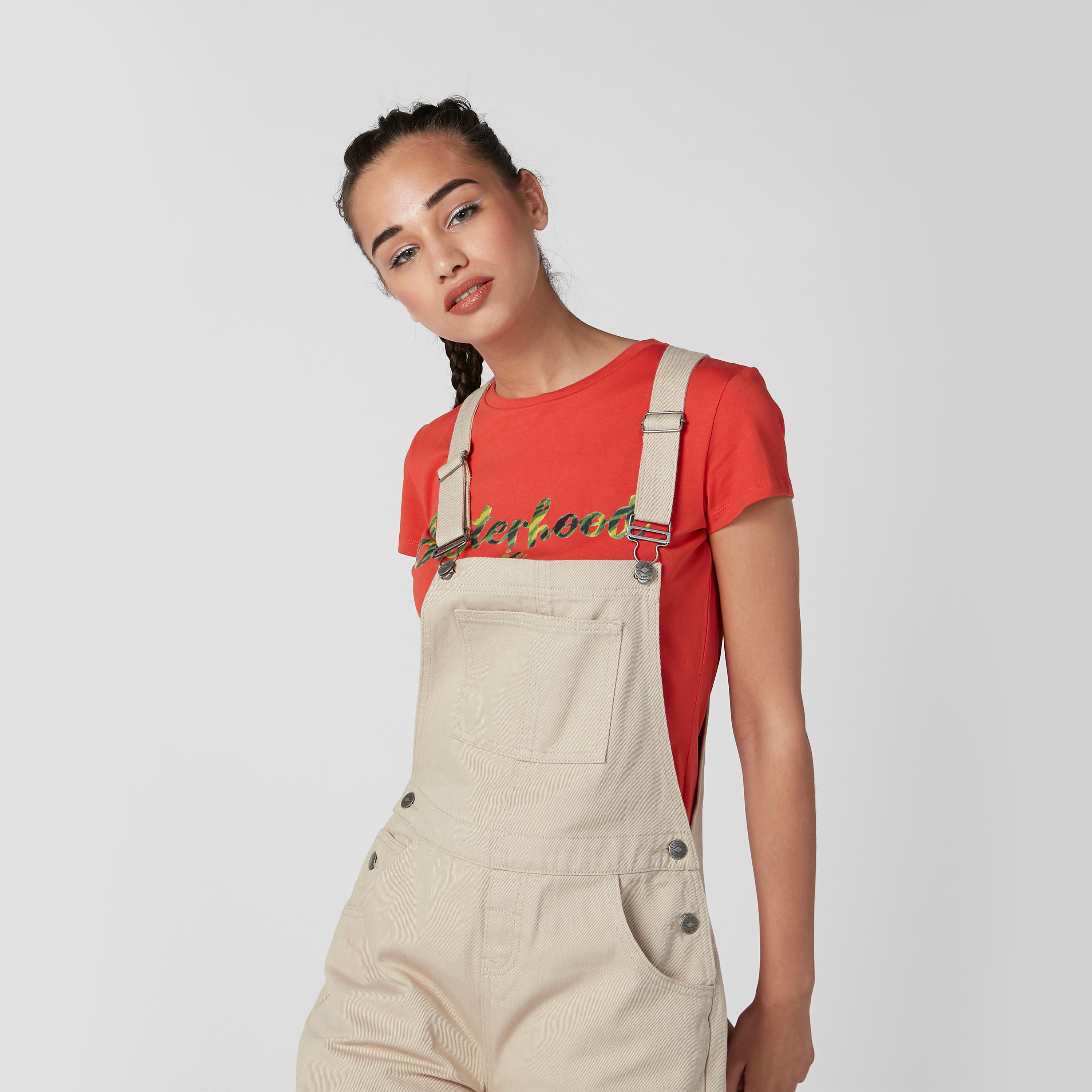 دنغري سادة بجيوب من لي كوبر-women-clothing-bottoms-shorts-image-2