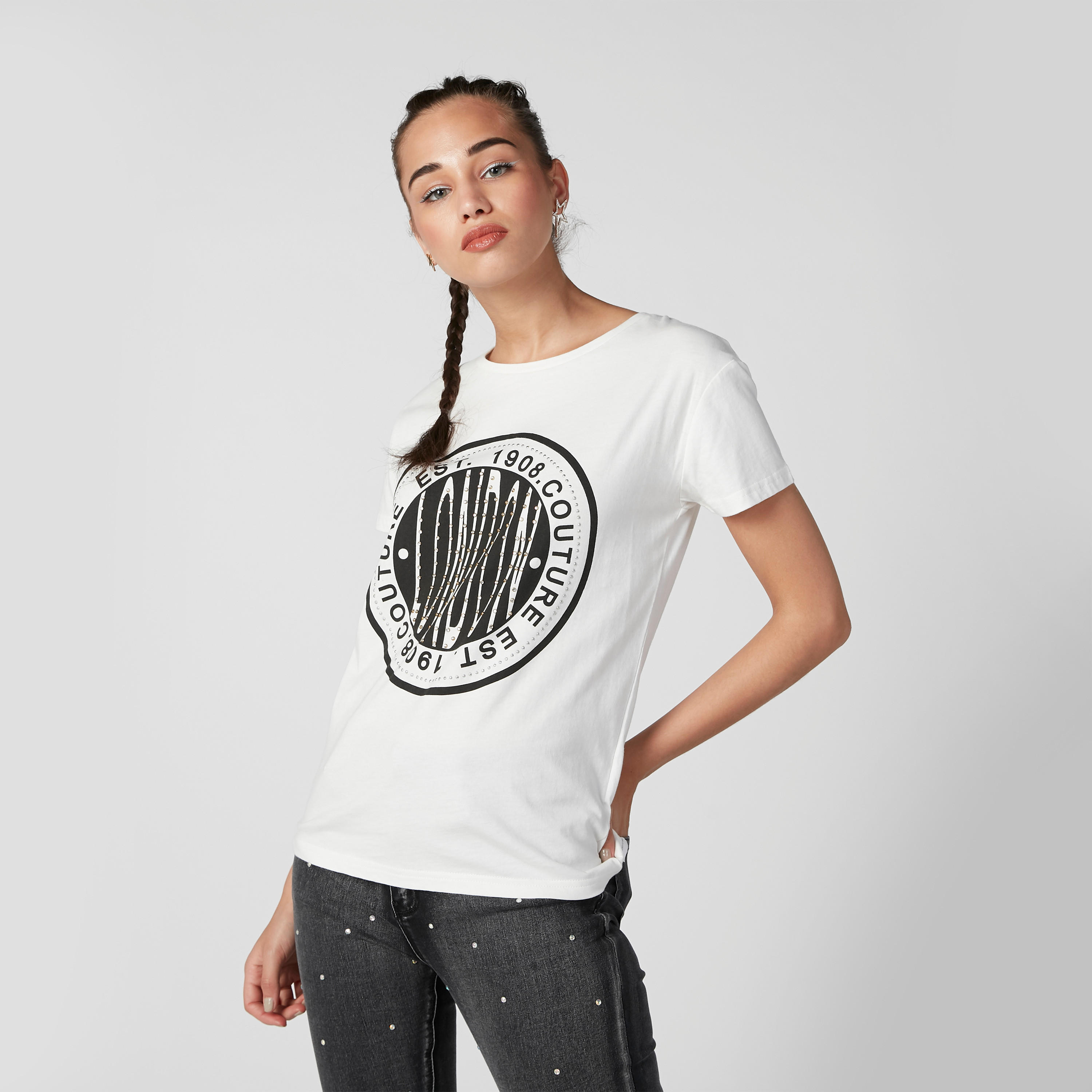 تيشيرت بياقة مستديرة وأكمام قصيرة وطبعات-women-clothing-tshirts-image-5
