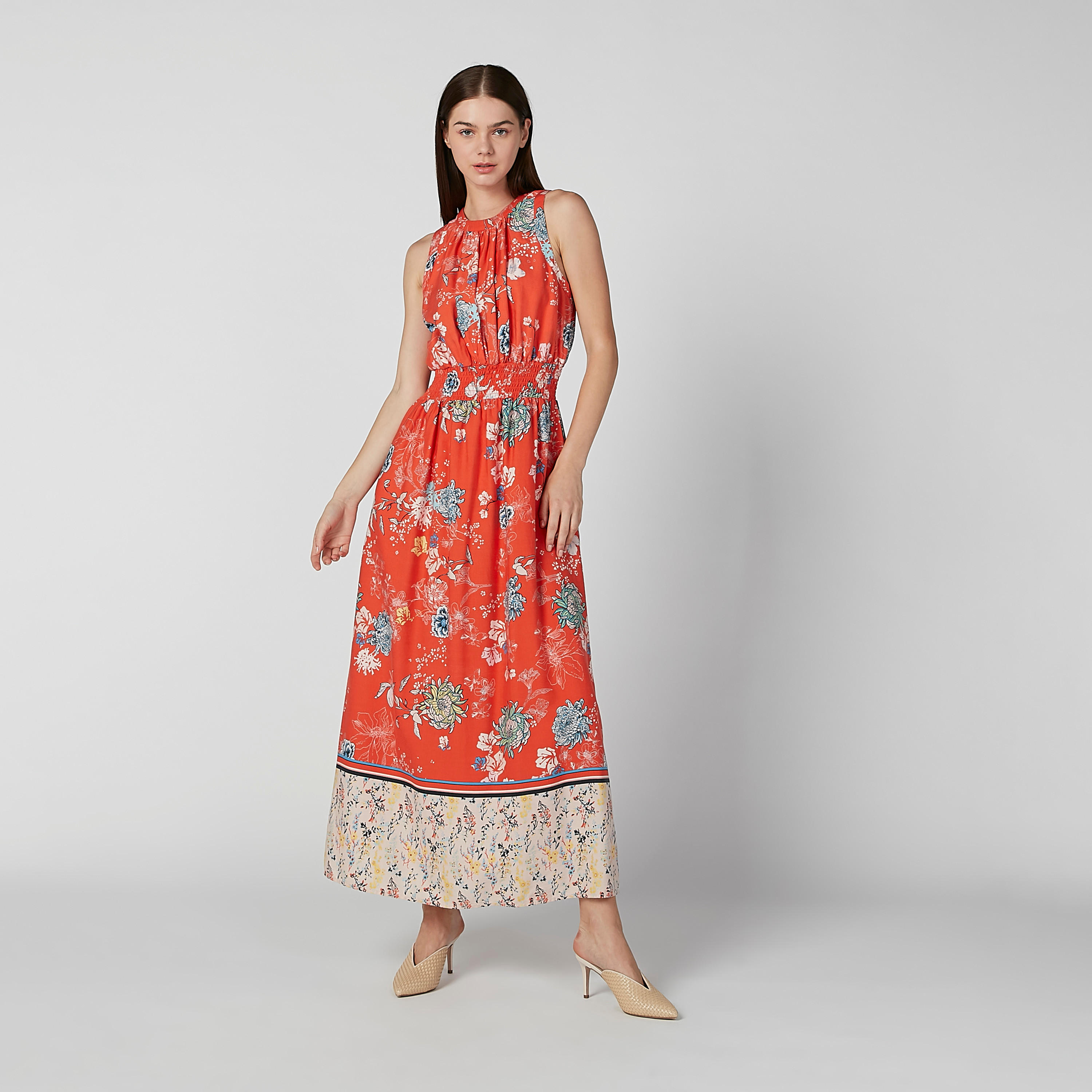 Lee Cooper Printed Sleeveless A-line Maxi Dress-women-clothing-dresses-image-3