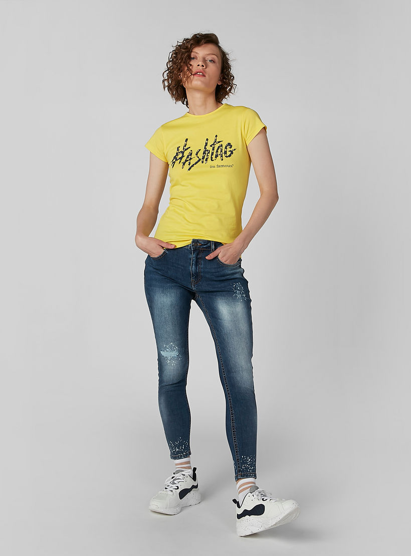 بنطال جينز طويل مضلّع بجيوب من لي كوبر-women-clothing-bottoms-jeans-image-2