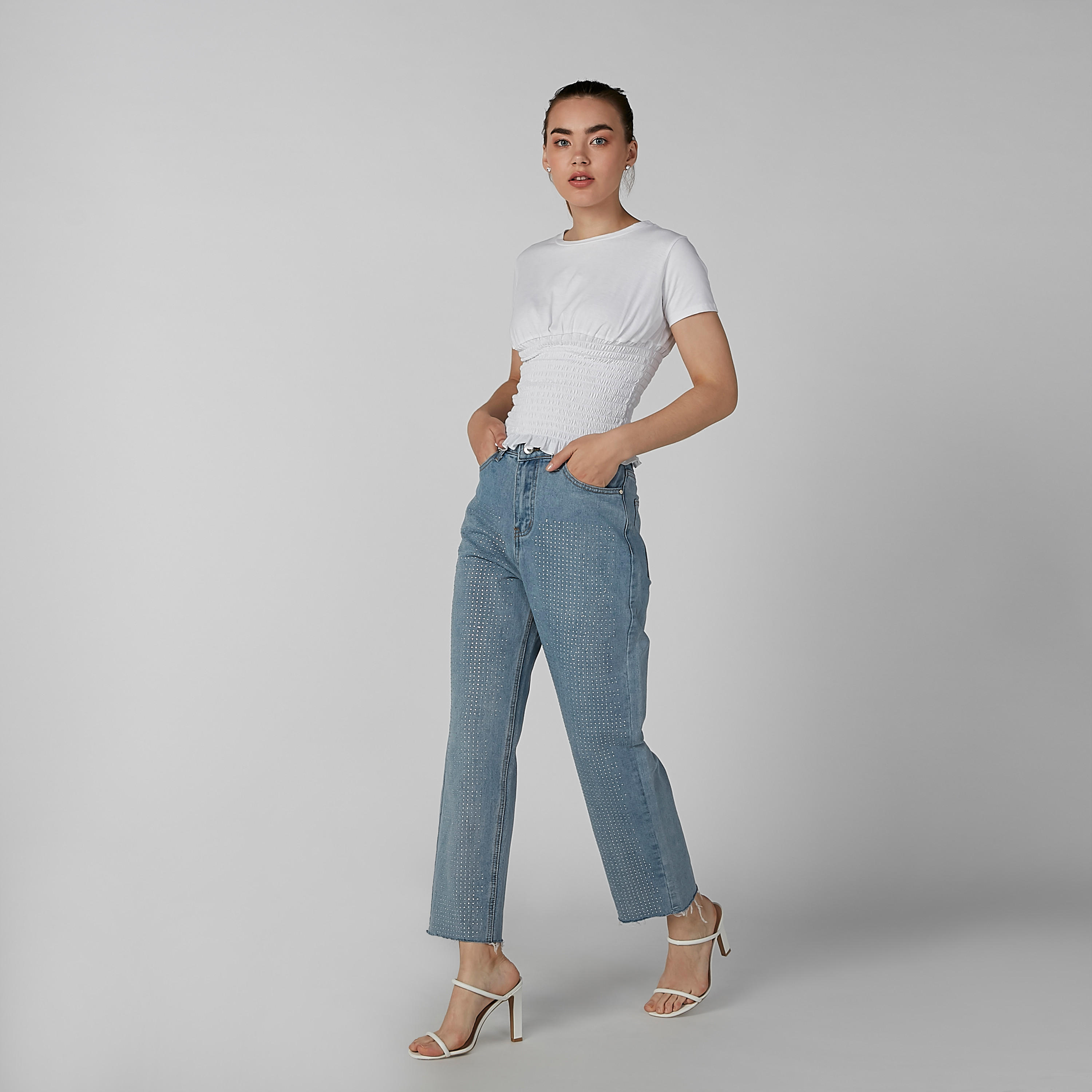 Sustainable High-Rise Studded Jeans with Pocket Detail in Mom Fit-women-clothing-bottoms-jeans-image-2