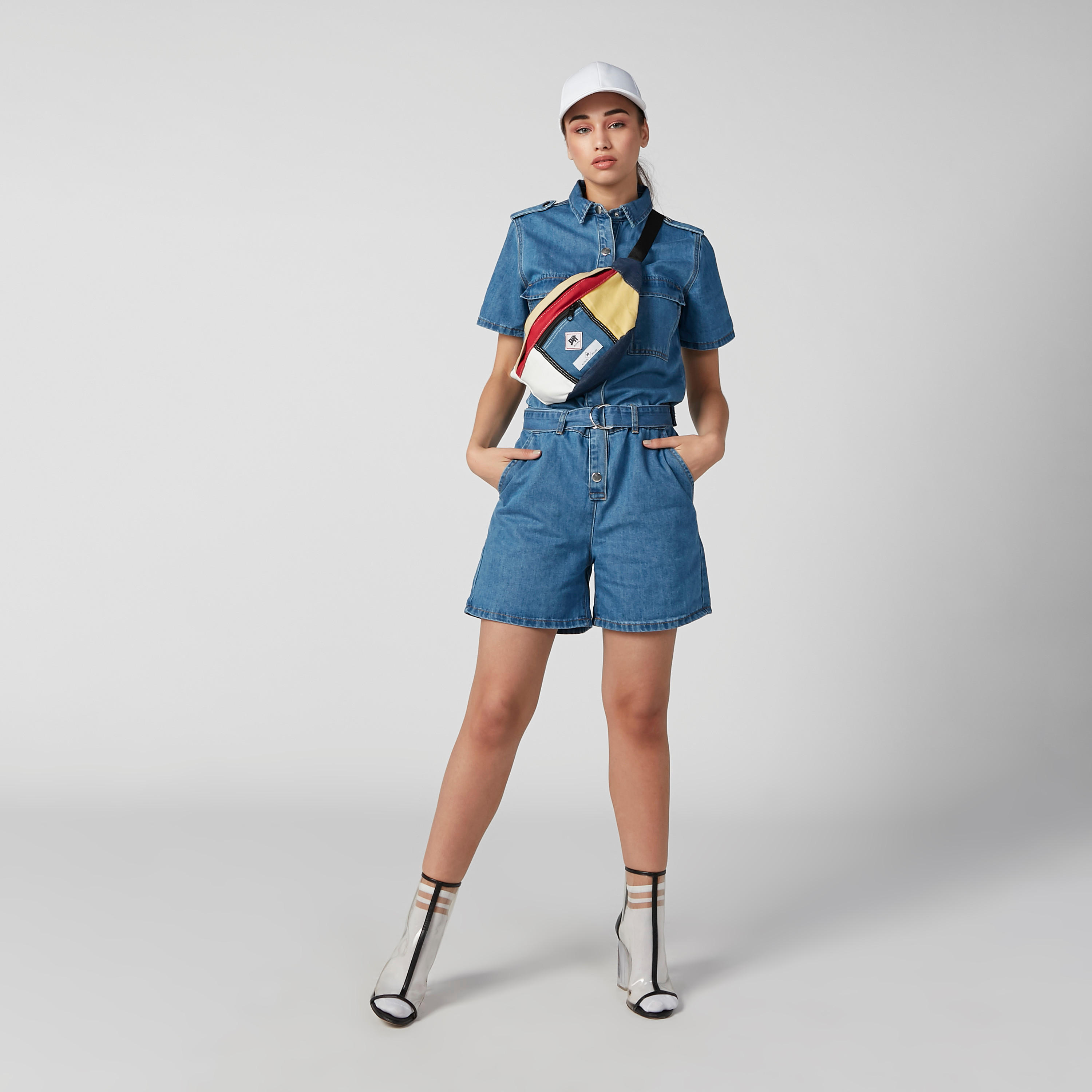 دنغري دينم بجيوب وحزام من لي كوبر-women-clothing-jumpsuits-image-6