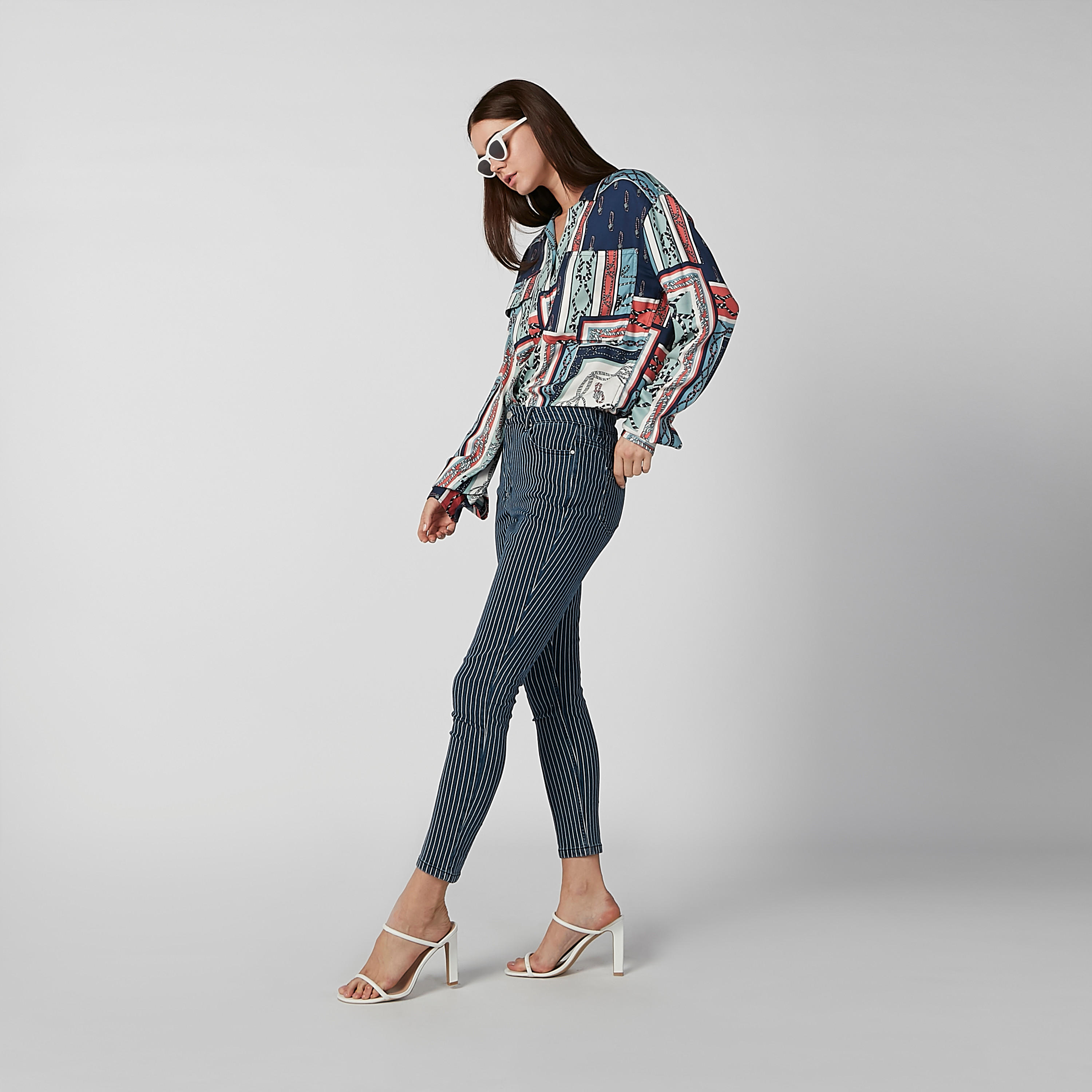 Printed Shirt with Long Sleeves and Complete Placket-women-clothing-shirtsandblouses-shirts-image-2