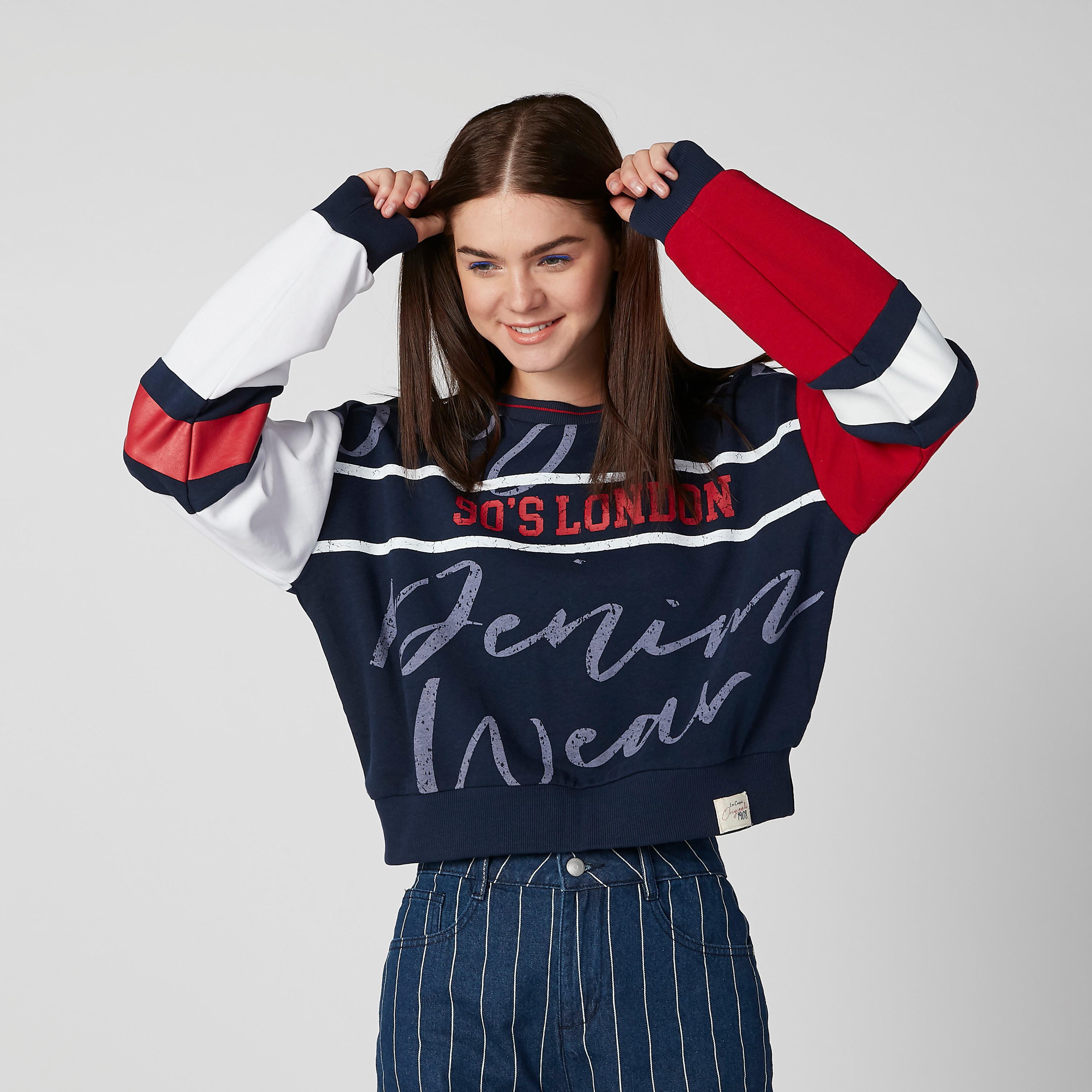 سويت شيرت مستدام بياقة مستديرة وأكمام طويلة وطبعات -women-winterwear-hoodiesandsweatshirts-sweatshirts-image-1