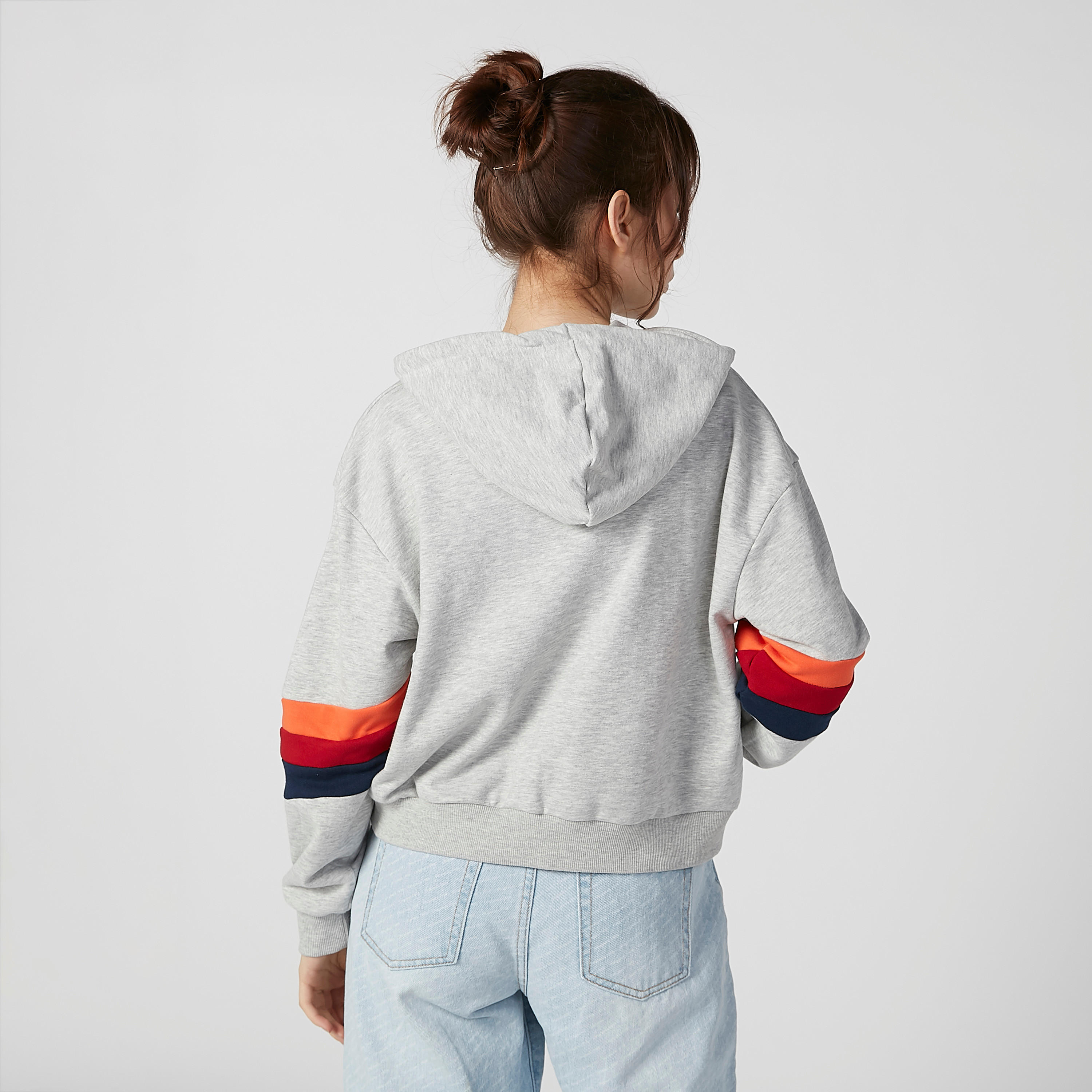 Lee Cooper Printed Hoodie with Long Sleeves and Kangaroo Pockets-women-winterwear-hoodiesandsweatshirts-hoodies-image-2