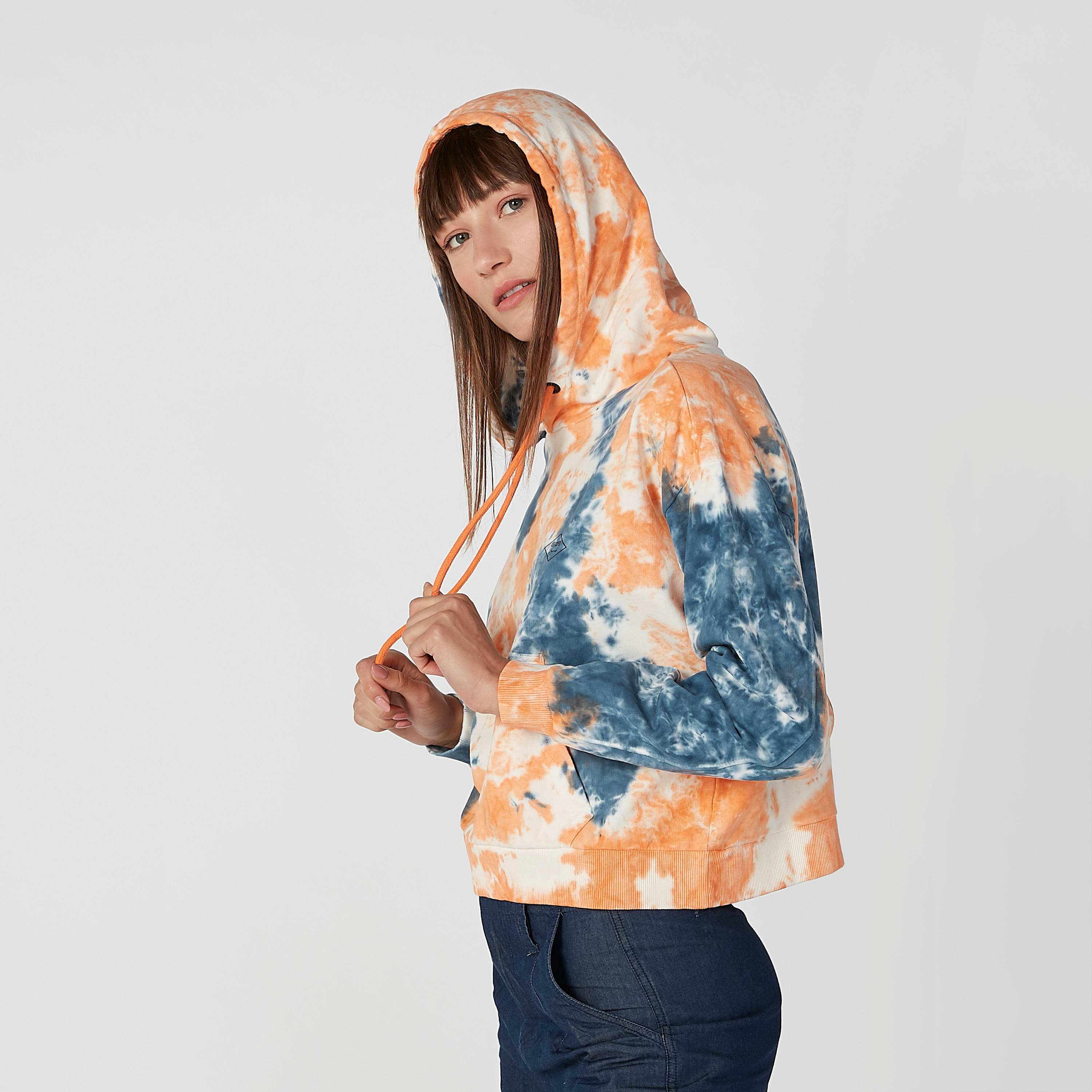 Sustainable Printed Sweatshirt with Long Sleeves and Hood-women-winterwear-hoodiesandsweatshirts-hoodies-image-4
