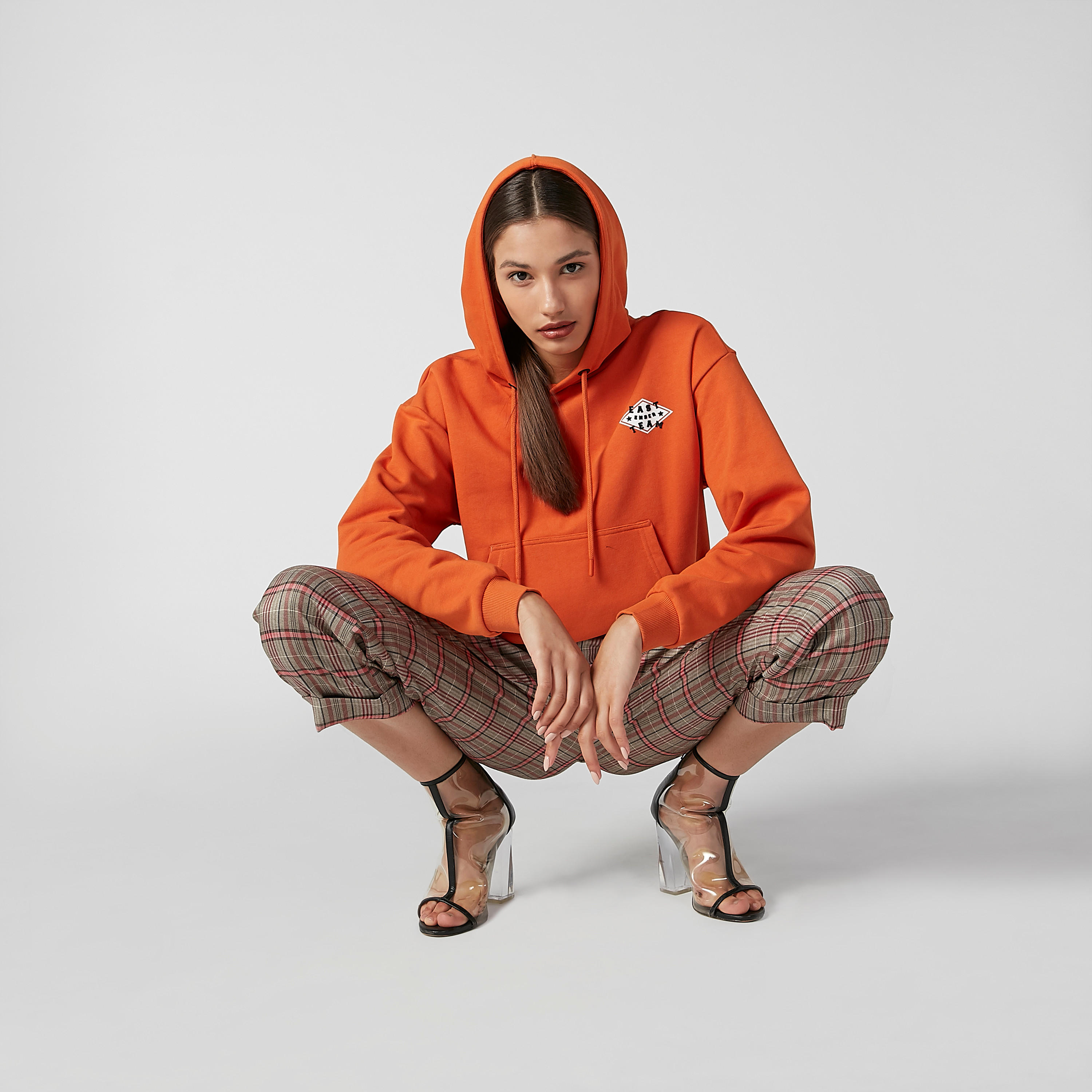 Sustainable Printed Sweatshirt with Kangaroo Pockets and Hood-women-winterwear-hoodiesandsweatshirts-hoodies-image-1