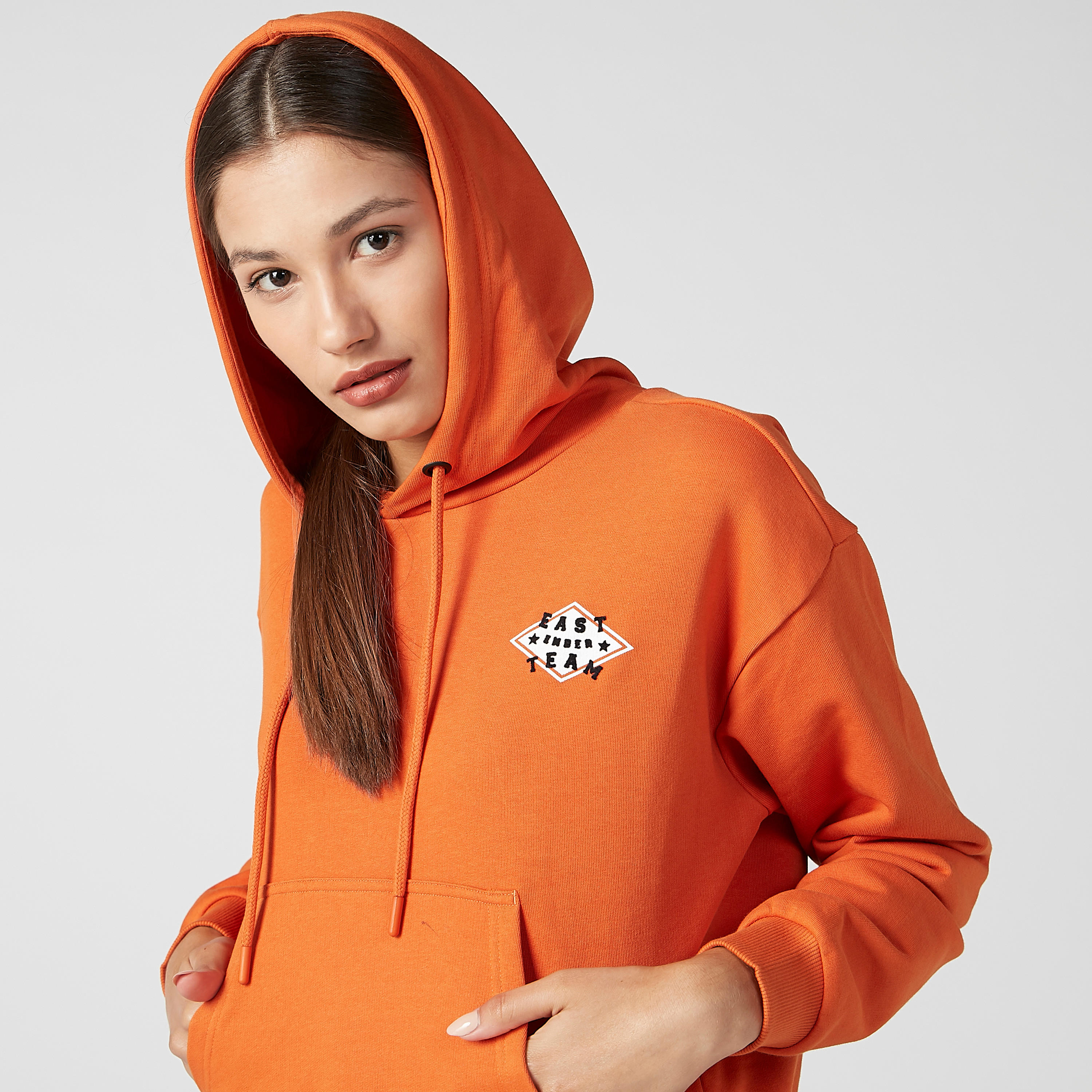 Sustainable Printed Sweatshirt with Kangaroo Pockets and Hood-women-winterwear-hoodiesandsweatshirts-hoodies-image-4